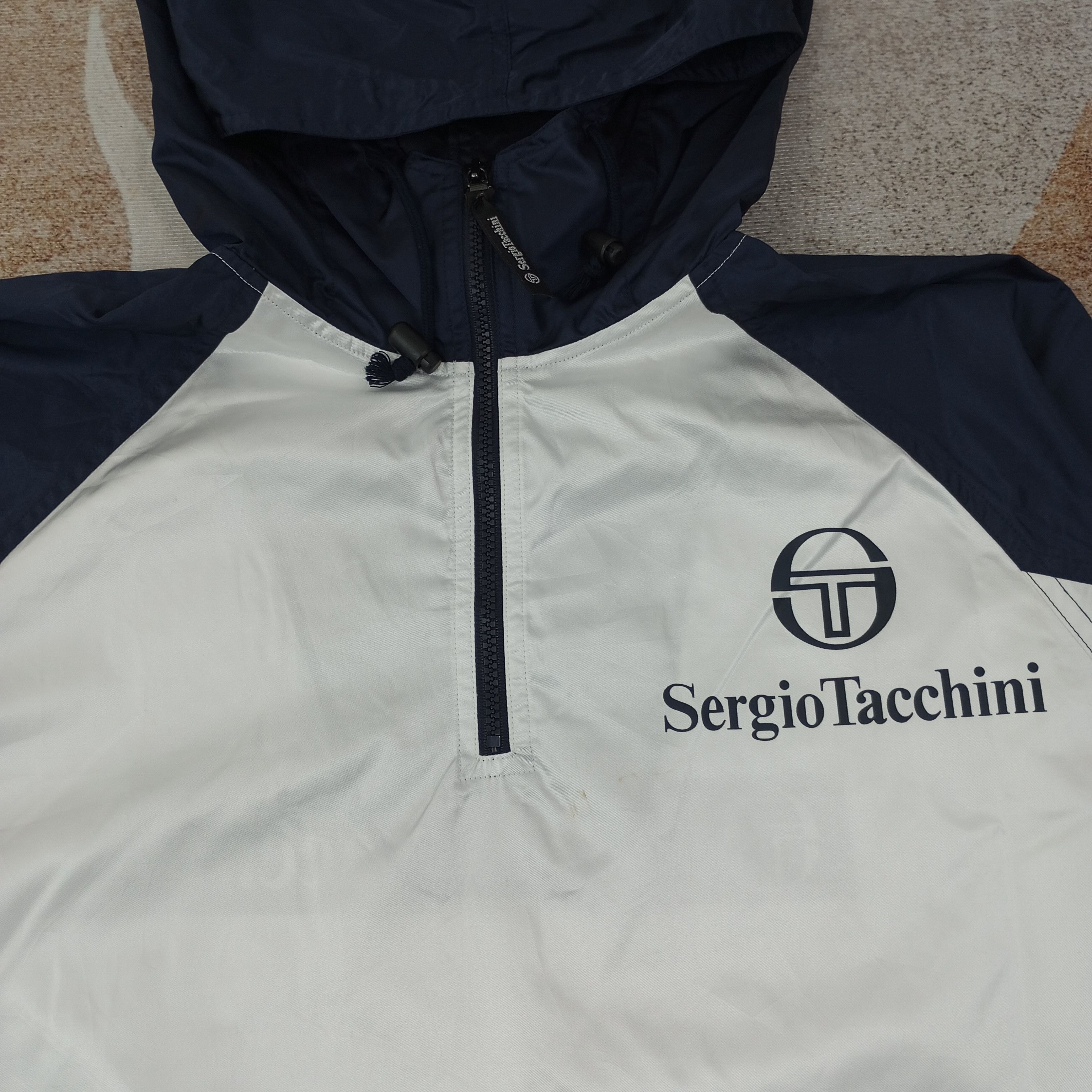 Sergio Tacchini Sergio Tacchini Logo Design Windbreaker Jacket c238n10 Size US XL / EU 56 / 4 - 4 Thumbnail