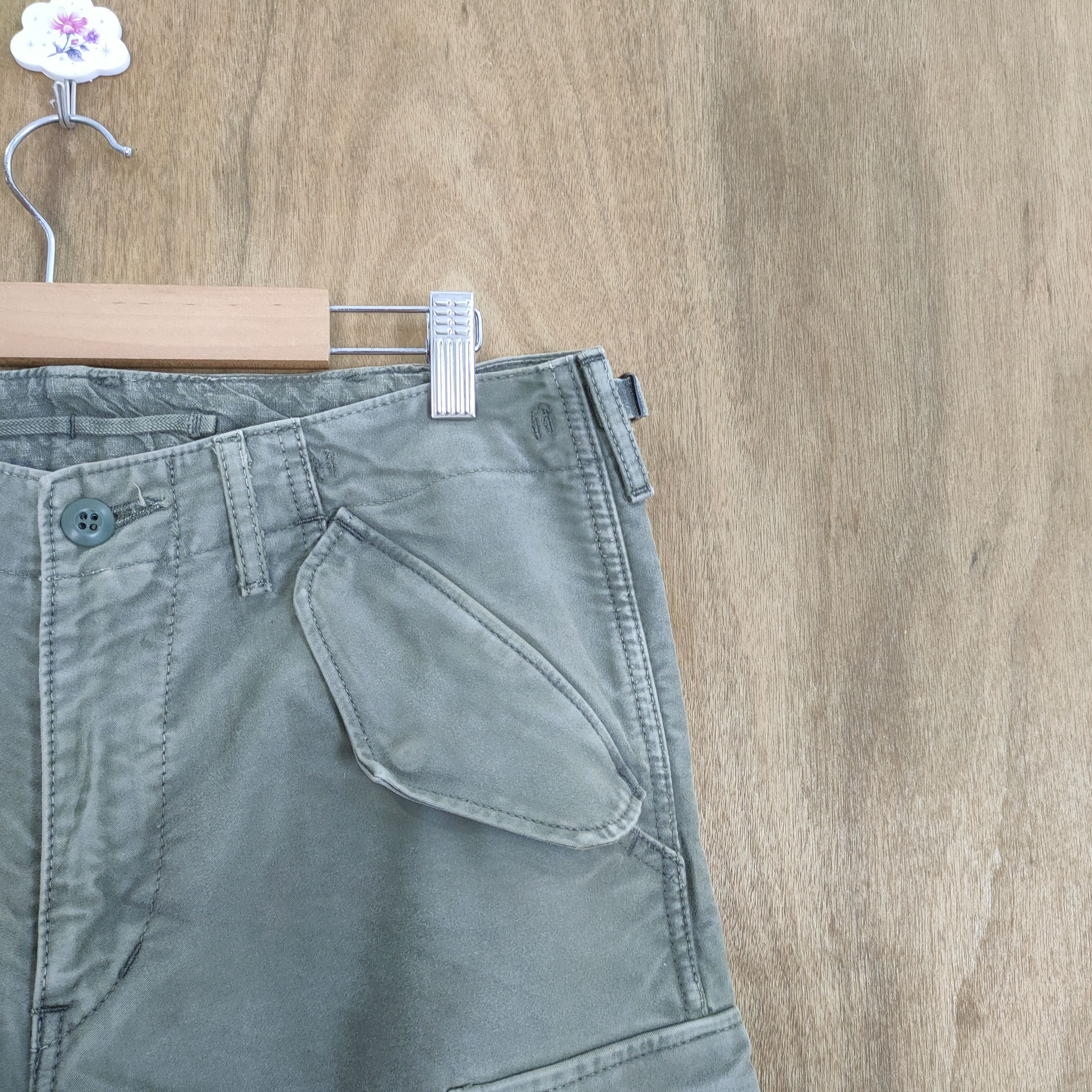 Japanese Brand × Vintage W32×32 VINTAGE AKM FADED BONDAGE CARGO PANTS Size US 32 / EU 48 - 5 Thumbnail