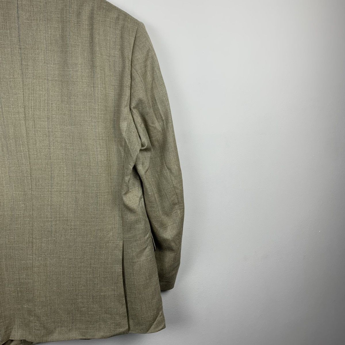 Ermenegildo Zegna Ermenegildo Zegna Wool Silk Linen Blazer 50R Made in Spain Size 50R - 12 Thumbnail