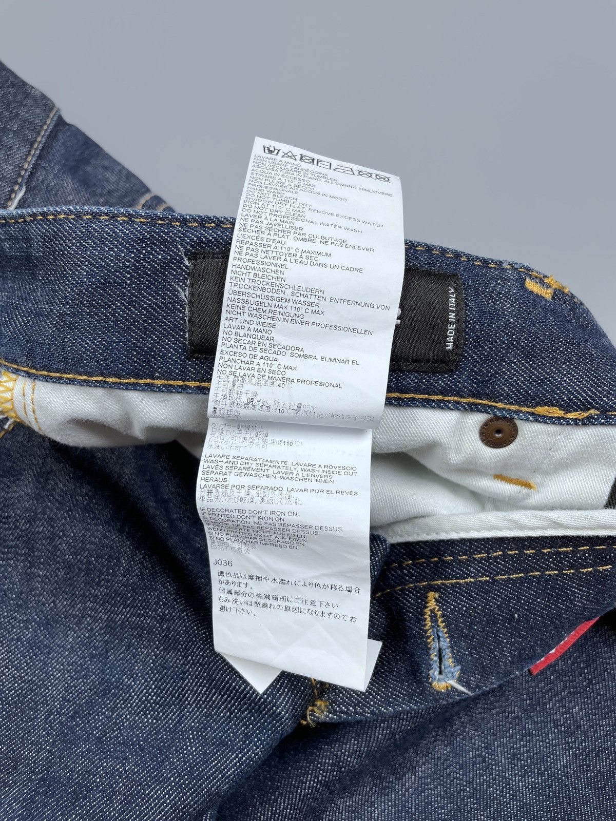 Dsquared2 DSQUARED2 Raw Indigo Denim Slim Jean Pants Size 48 Italy Size US 34 / EU 50 - 11 Thumbnail