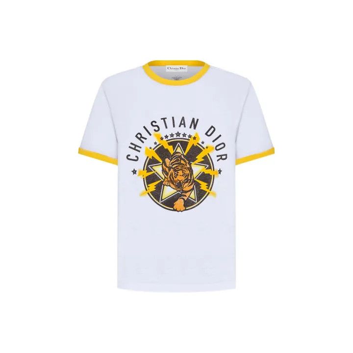 Dior Dior Tiger Print Short Sleeve T-Shirt 0079 Size XS / US 0-2 / IT 36-38 - 1 Thumbnail