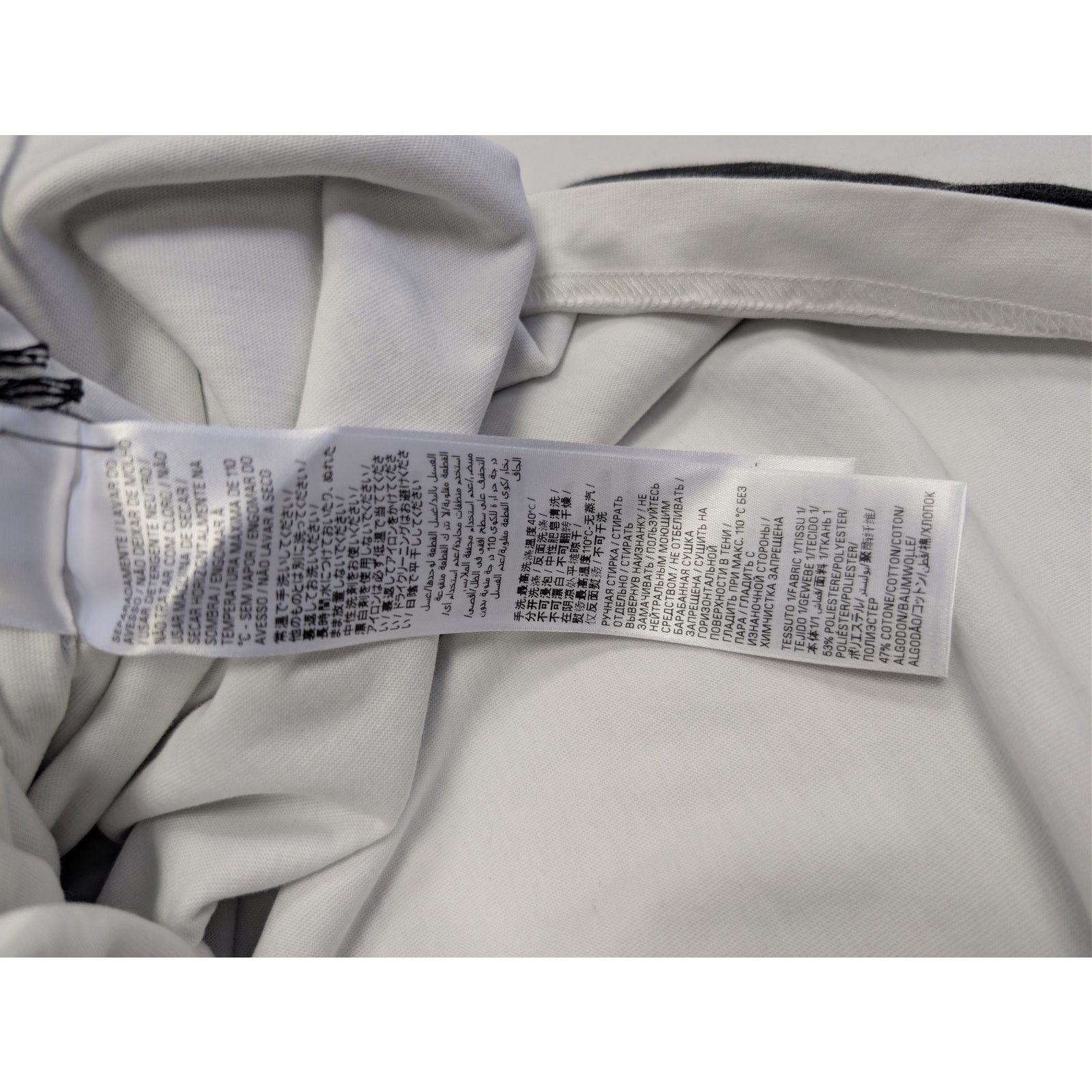 Balenciaga o1rshd1 Cotton Hybride Large Sweater T-Shirt in Black Size US L / EU 52-54 / 3 - 16 Thumbnail