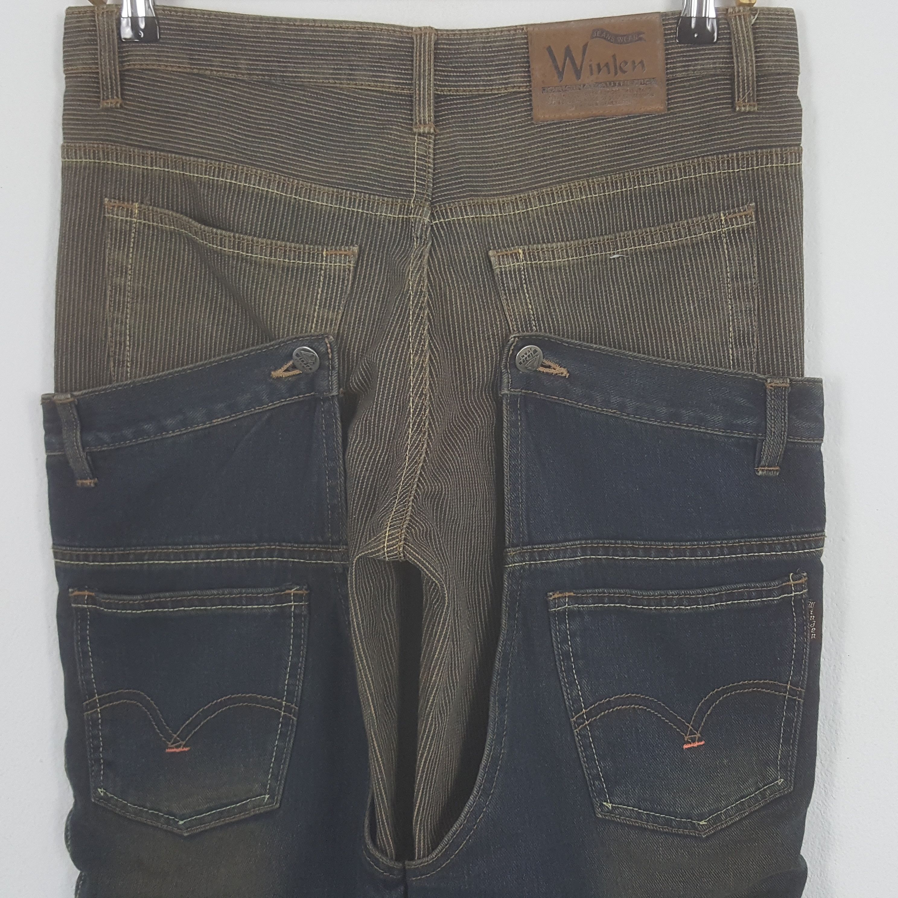If Six Was Nine Vintage Winden Rare Double Waist Japanese Denim Jeans Size US 30 / EU 46 - 5 Thumbnail