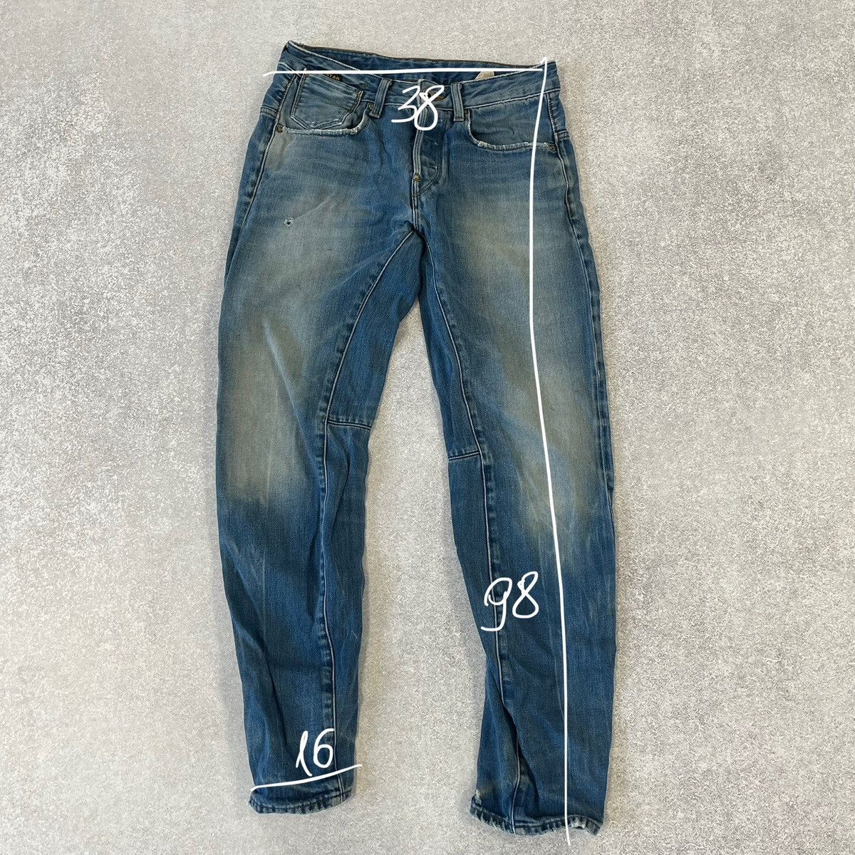 G-Star G-Star RAW raw denim jeans trousers y2k drip vintage Size US 29 - 2 Thumbnail