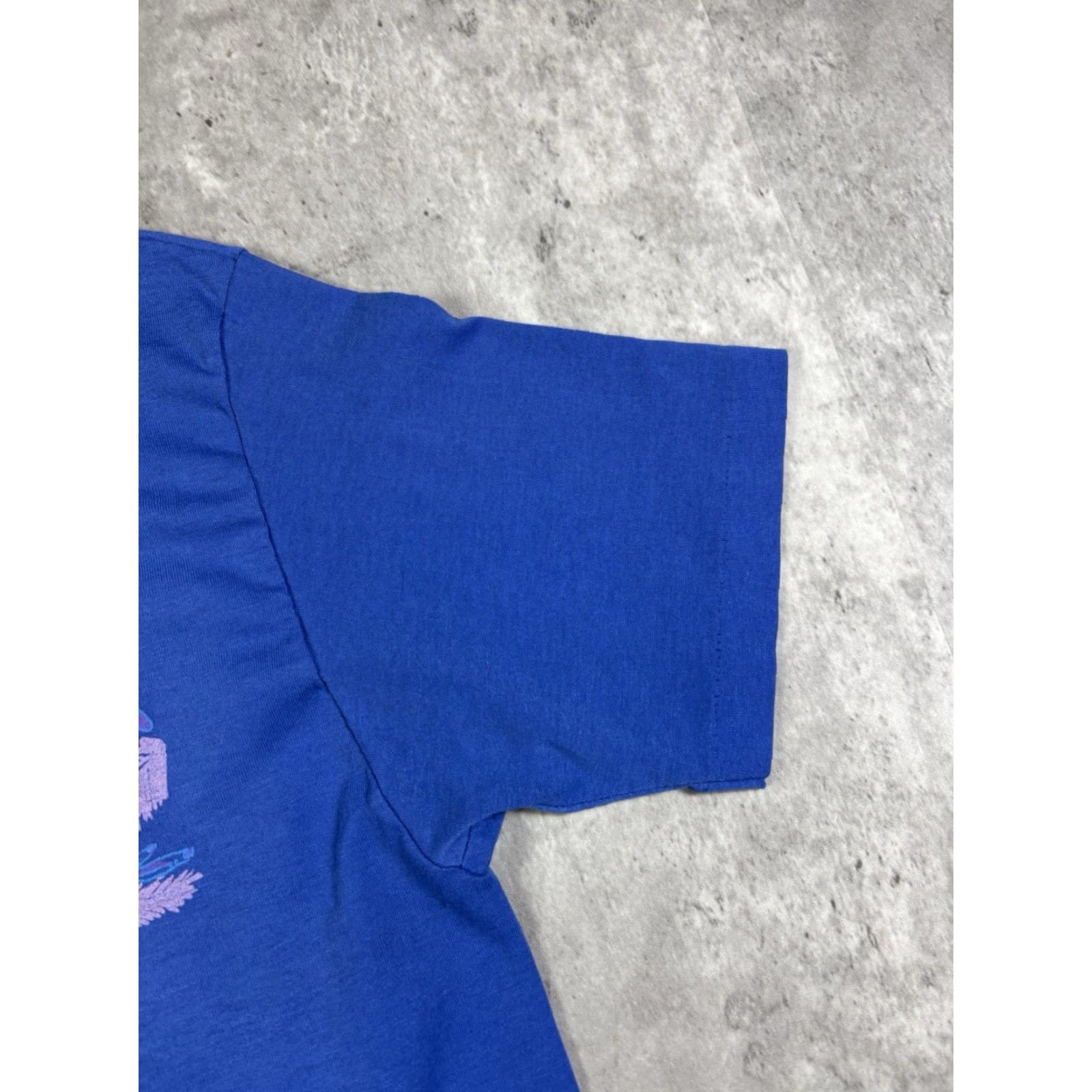 TEE JAYS VINTAGE Carolina Beach Nature T Shirt Blue Mens L Shirt 80s 90s Beach Disney Friends Tee Jays Cotton Crew Neck Short Sleeve Size US L / EU 52-54 / 3 - 4 Thumbnail