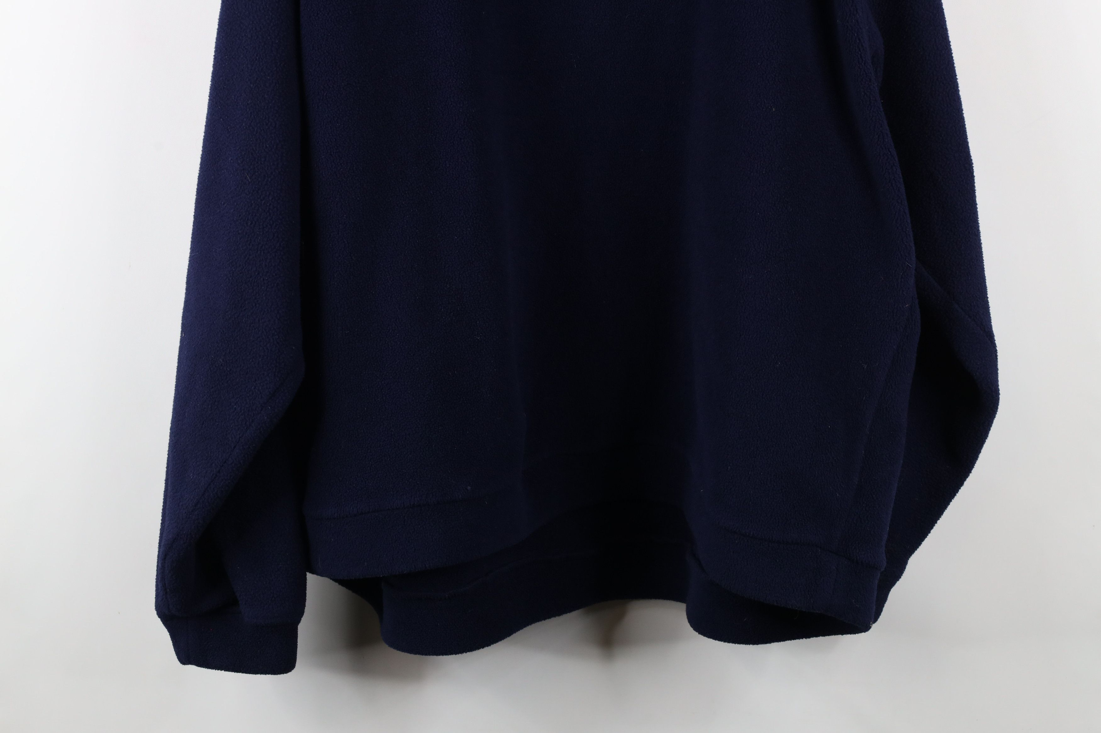 Cabelas × Vintage Vintage 90s Cabelas Fleece Crewneck Sweater Navy Blue Size US XXL / EU 58 / 5 - 10 Thumbnail