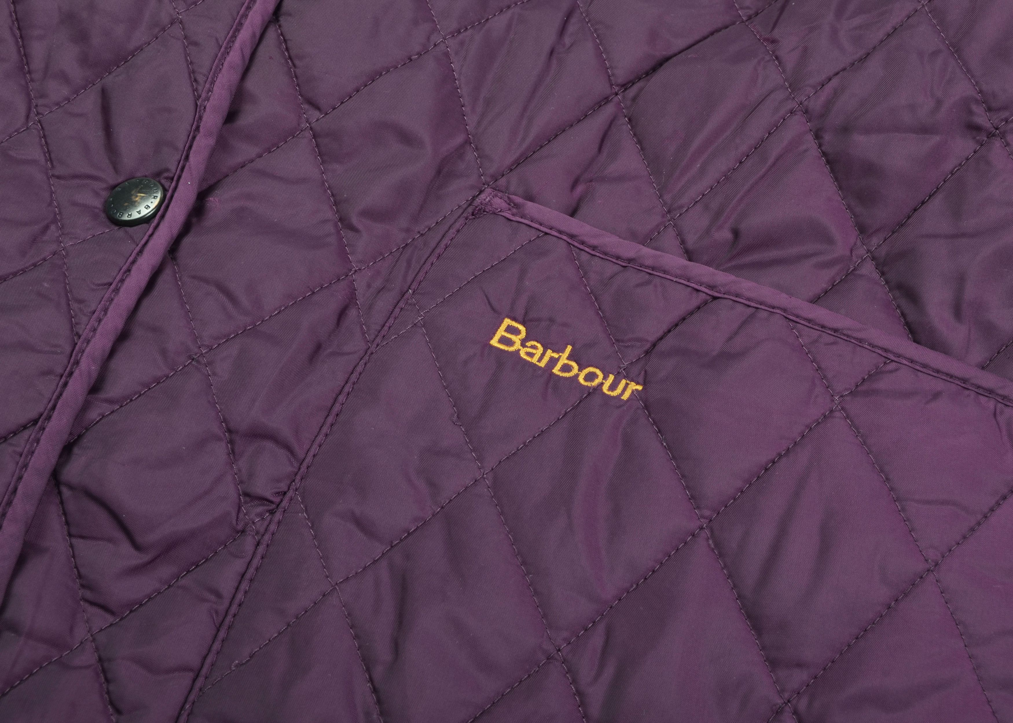 Barbour Barbour Shaped Liddesdale Youth Quilted Purple Jacket Size S / US 4 / IT 40 - 8 Thumbnail
