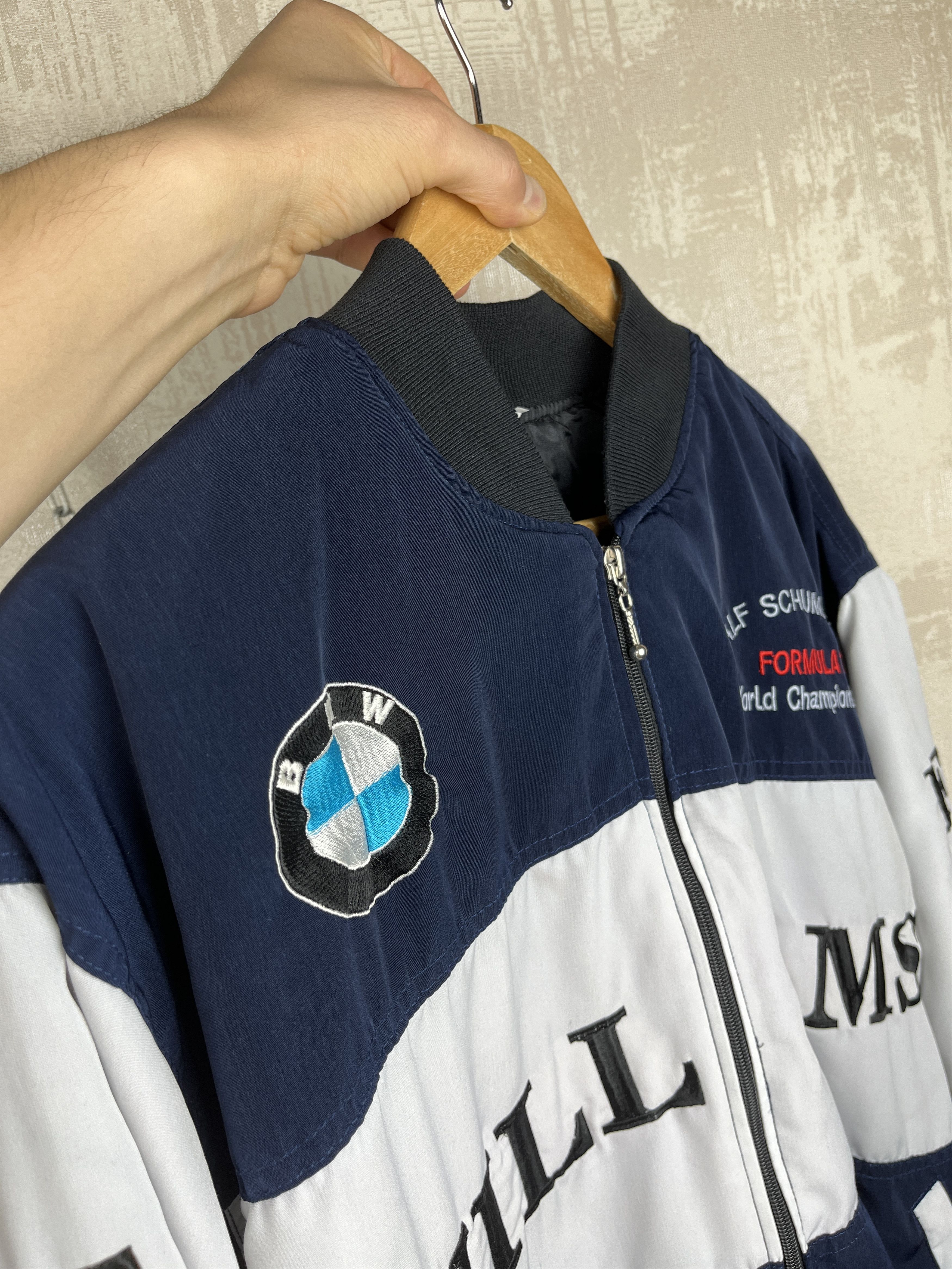 BMW × Vintage BMW Williams F1 Team Raf Schumacher Racing Bomber Jacket Size US L / EU 52-54 / 3 - 5 Thumbnail