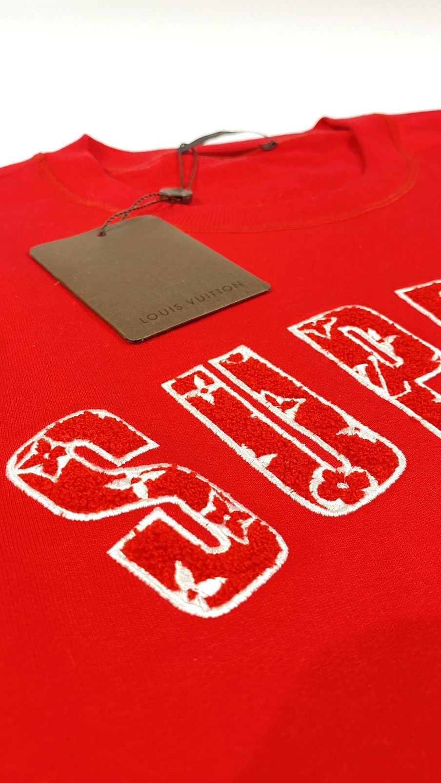Louis Vuitton × Supreme LOUIS VUITTON X SUPREME XXL Arc Logo crew neck sweatshirt Size US XXL / EU 58 / 5 - 4 Thumbnail