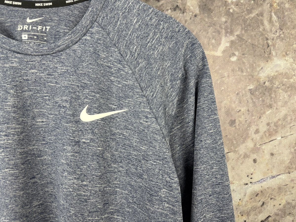 Nike Nike Dri-FIT Long Sleeve Running Shirt Grey Athletic Size M Size US M / EU 48-50 / 2 - 5 Thumbnail