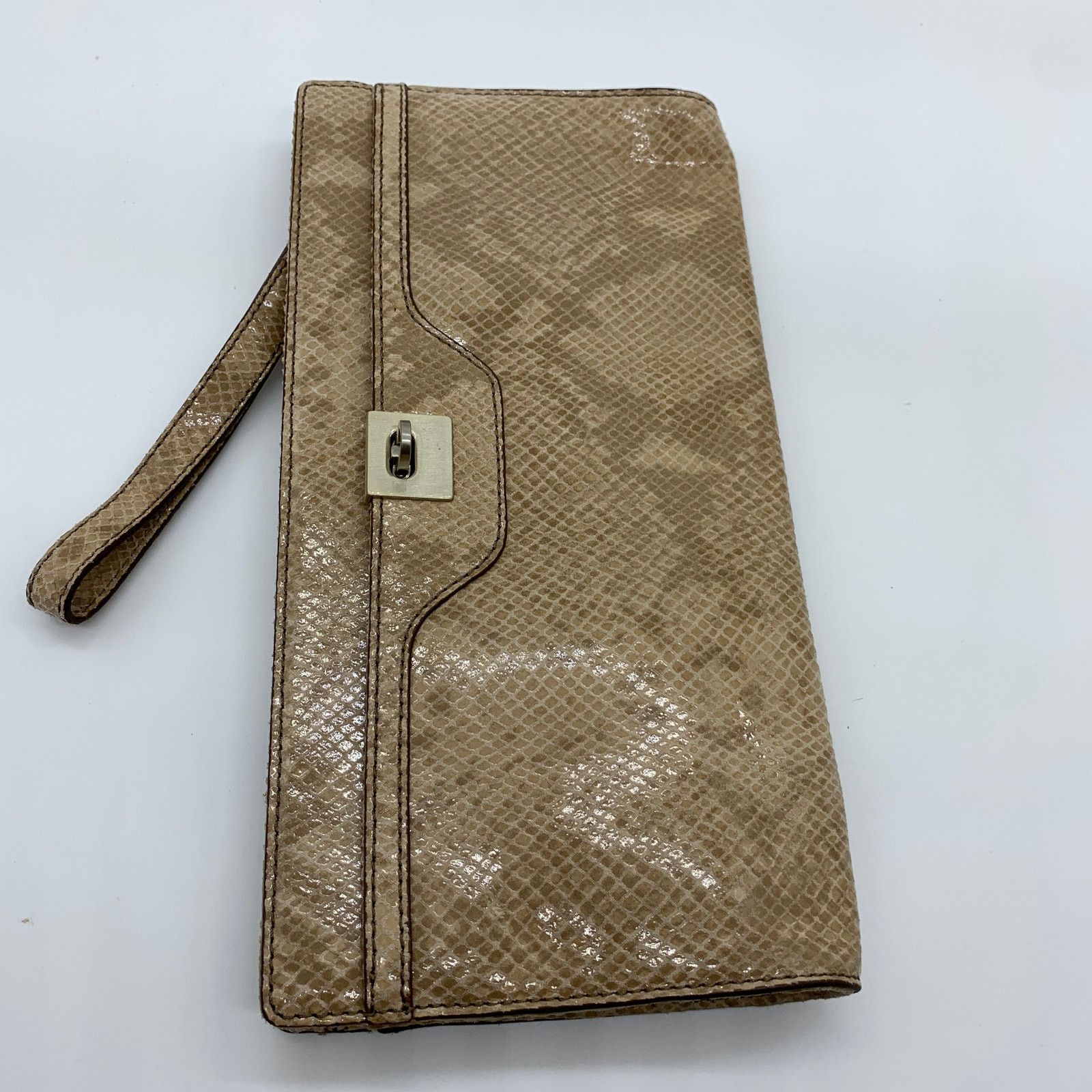Banana Republic Banana Republic Snakr Skin Print Clutch Womens Small Bag Size ONE SIZE - 5 Thumbnail