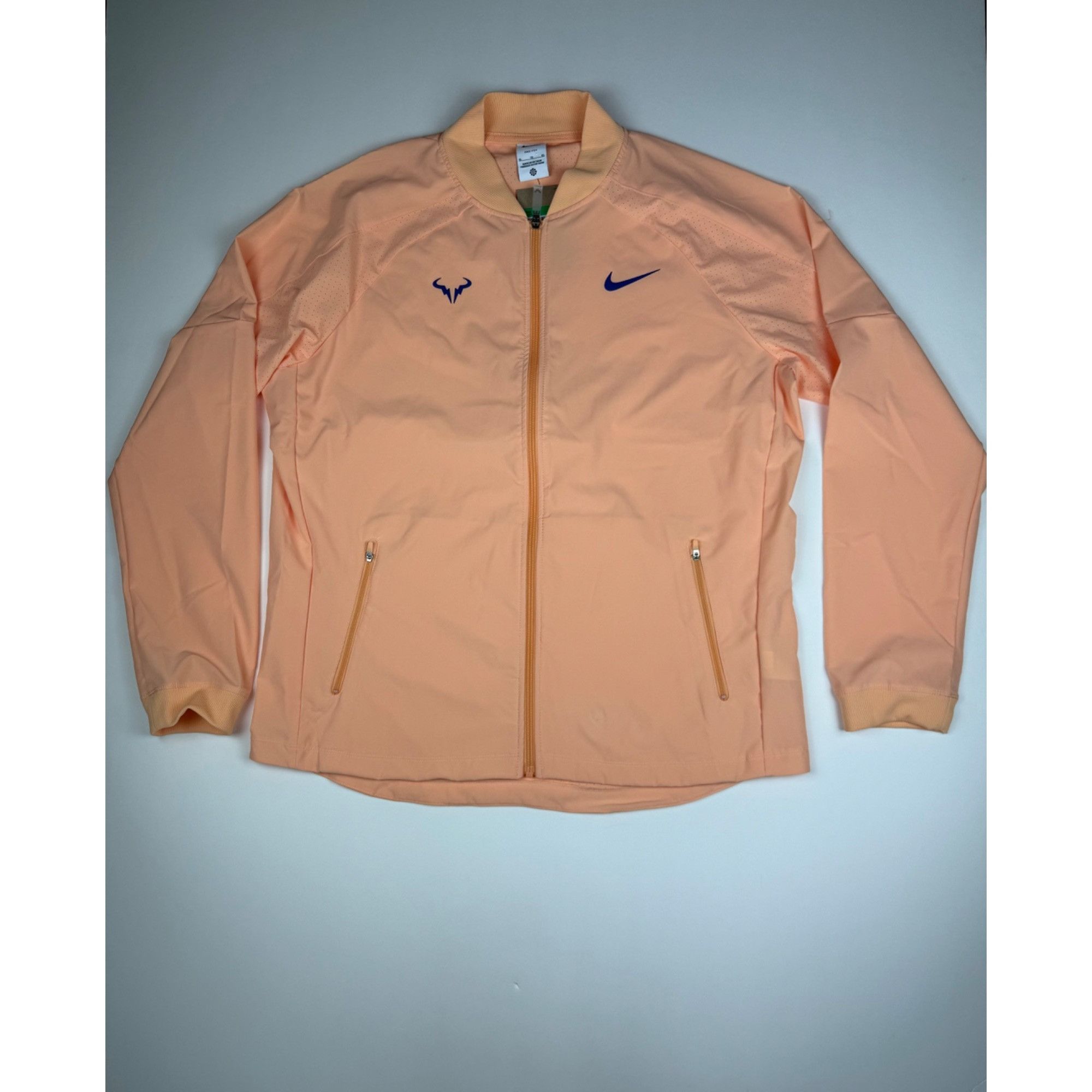 Nike Size XL - Nike Rafa Nadal Tennis Jacket Orange Chalk Full Zi Size US XL / EU 56 / 4 - 1 Thumbnail