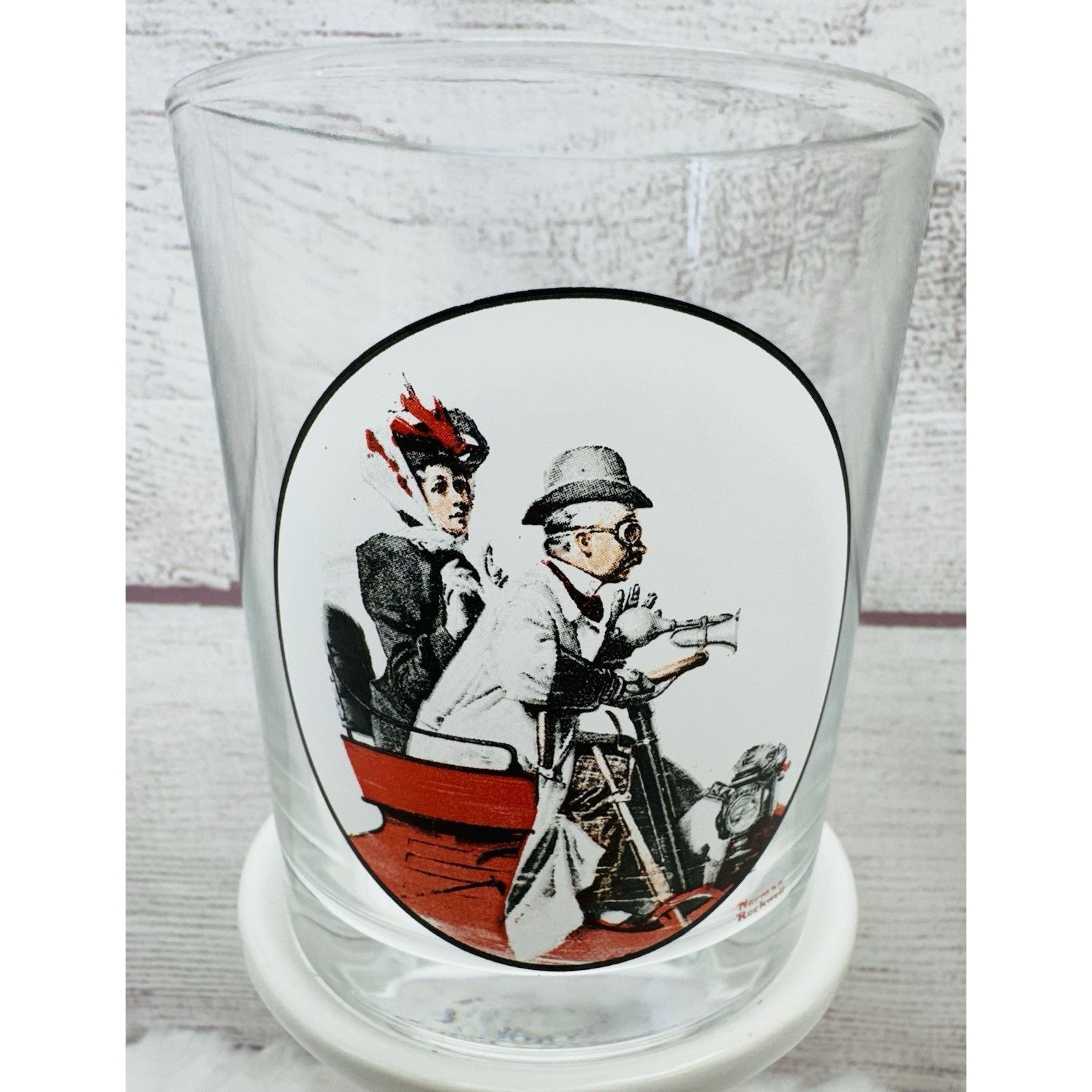 Other Norman Rockwell Saturday Evening Post "SPEED" Glass Tumbler Size ONE SIZE - 1 Thumbnail