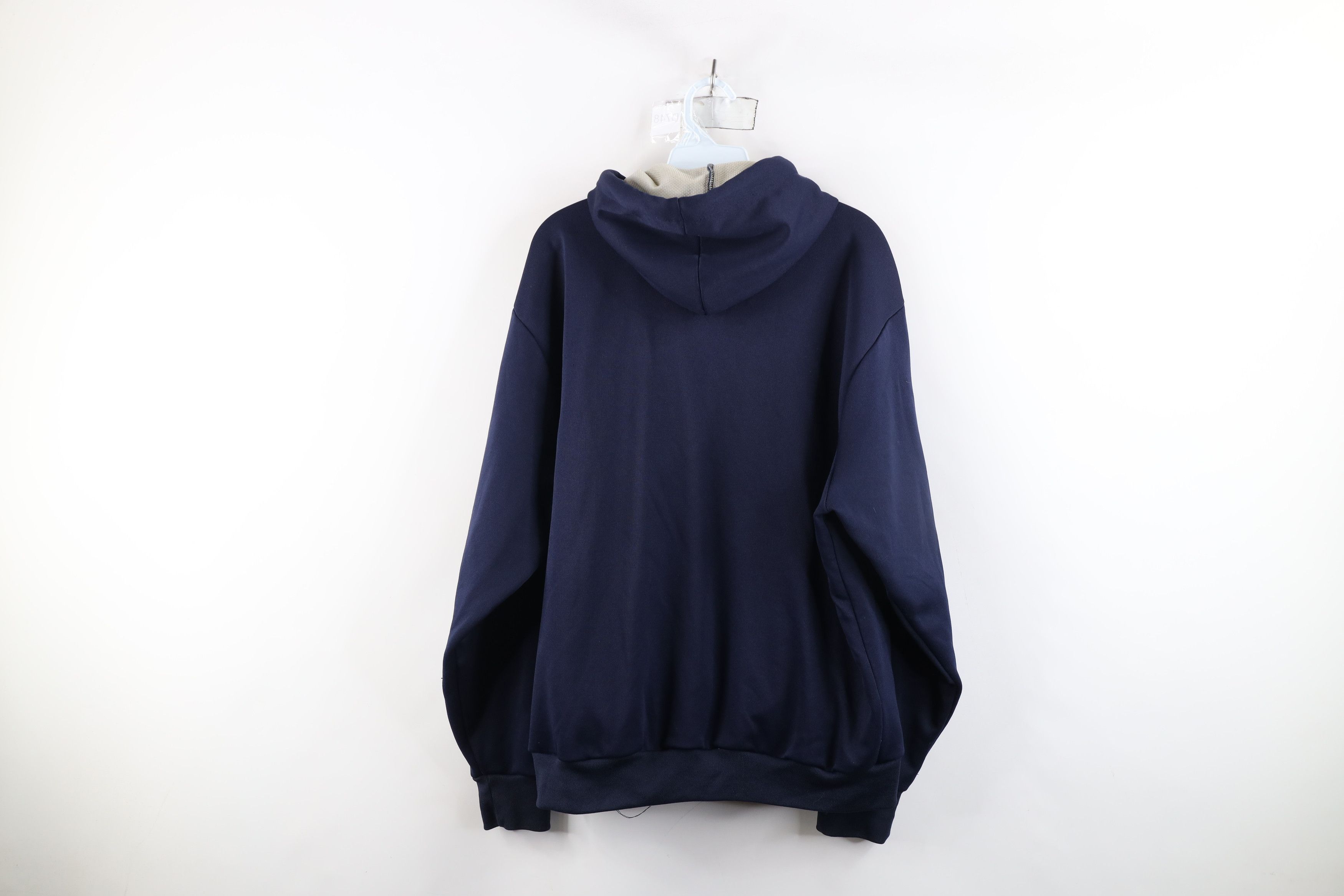 Vintage Vintage 70s Streetwear Thermal Waffle Knit Lined Hoodie Size US XXL / EU 58 / 5 - 11 Thumbnail