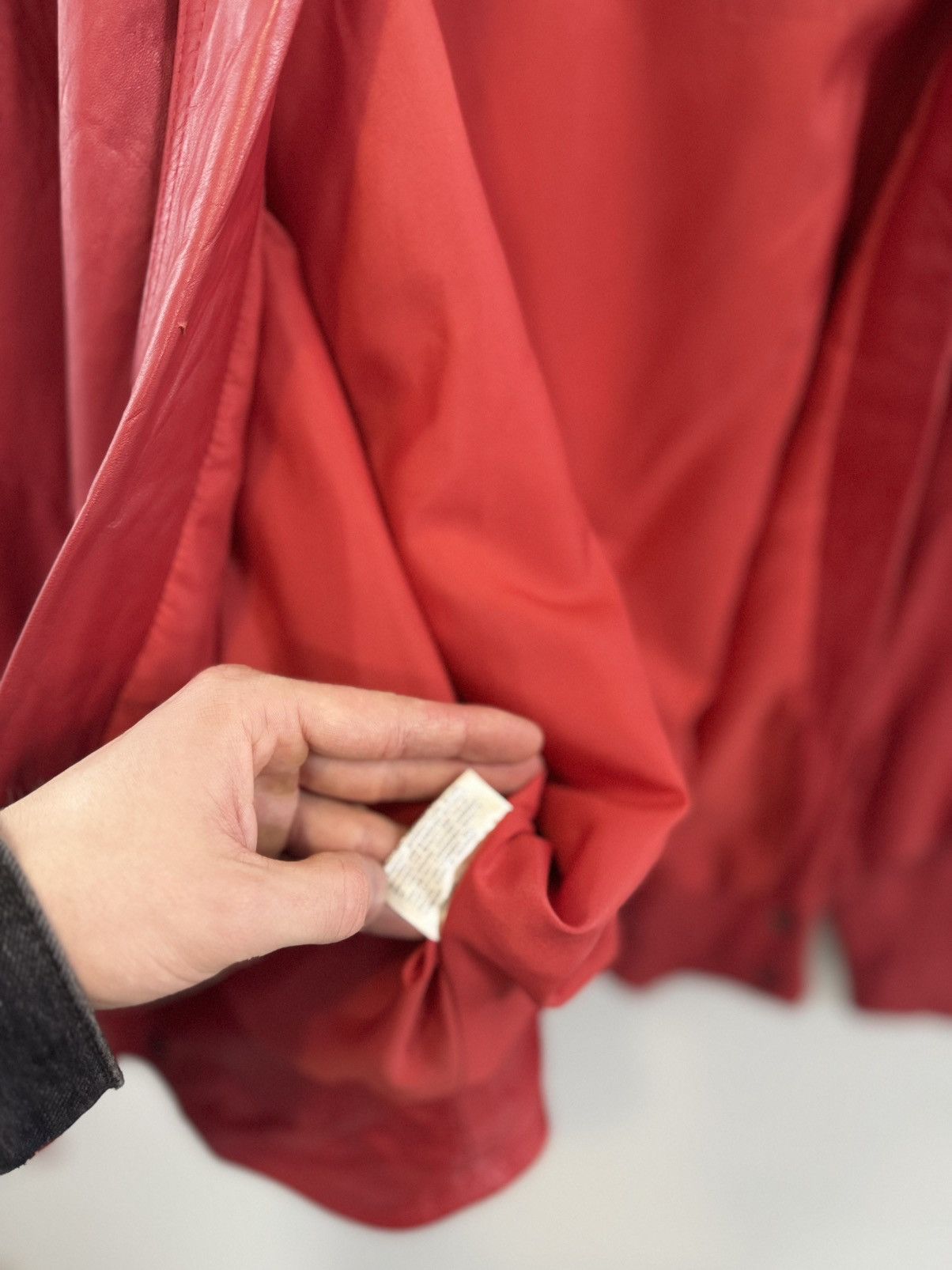 Vintage RED LEATHER JACKET RARE STREETWEAR Size US S / EU 44-46 / 1 - 15 Thumbnail