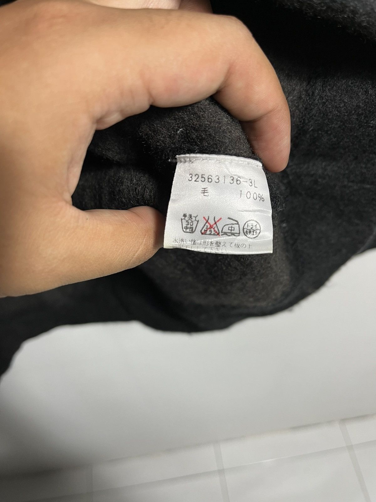 Yohji Yamamoto A.A.R Wool Sweater Size US L / EU 52-54 / 3 - 9 Thumbnail