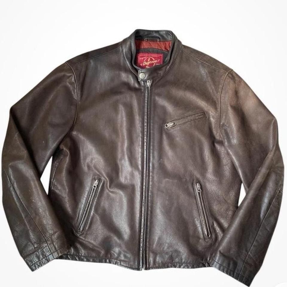 Daytona Buffalo Leather Jacket – Brown