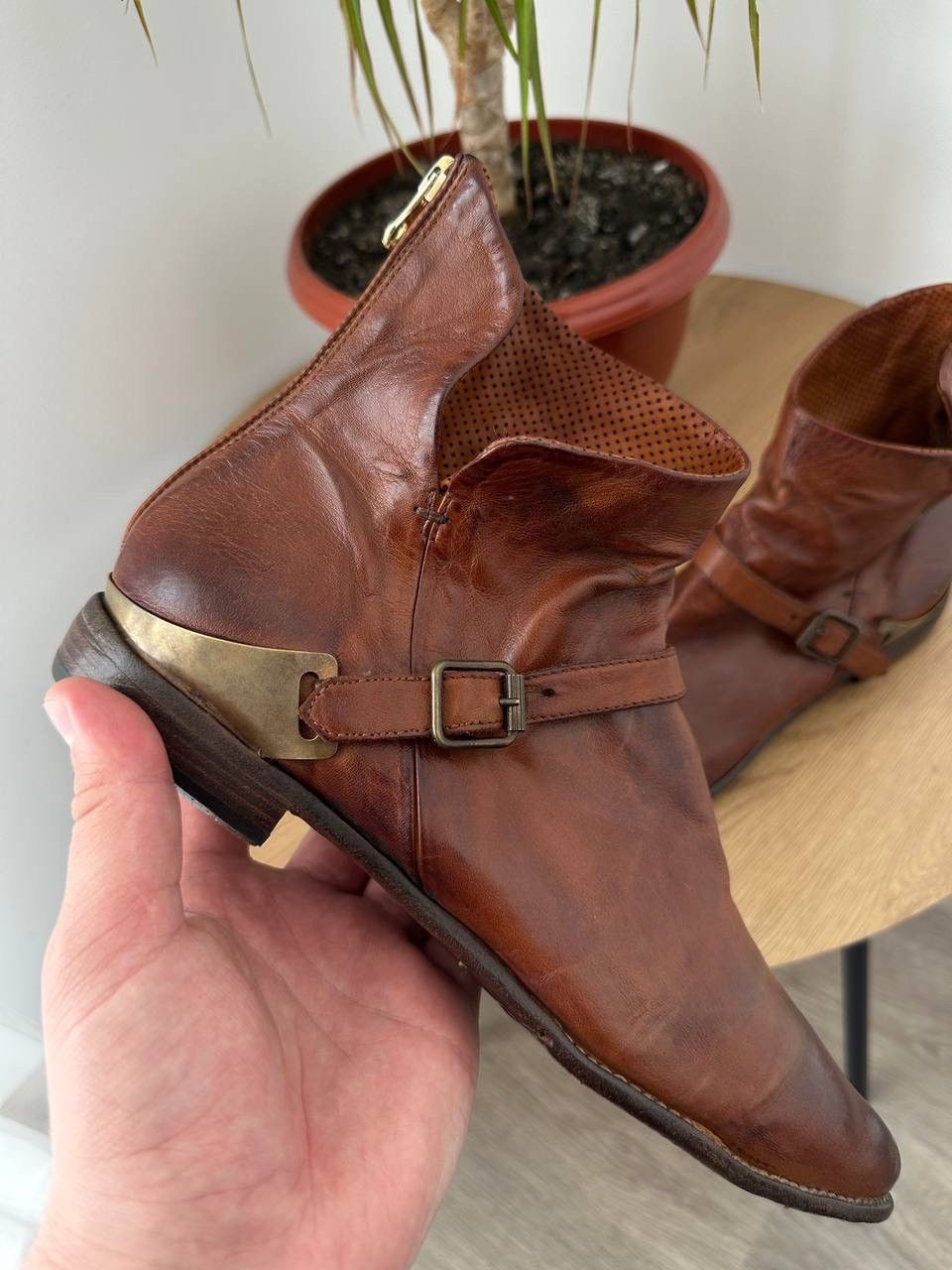 Japanese Brand × Vintage Vintage Japanese Lemargo Browm Womesn Shoes Size US 7.5 / IT 37.5 - 4 Thumbnail