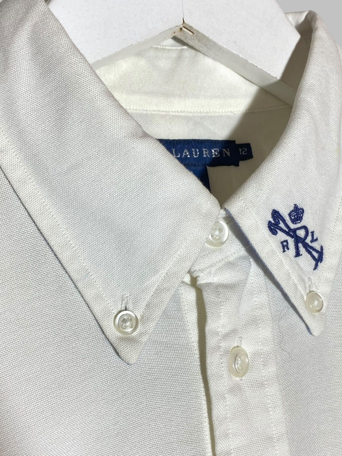 Polo Ralph Lauren VTG Ralph Lauren Bleecker Big Double Pony Crest Shirt Size XL / US 12-14 / IT 48-50 - 6 Thumbnail