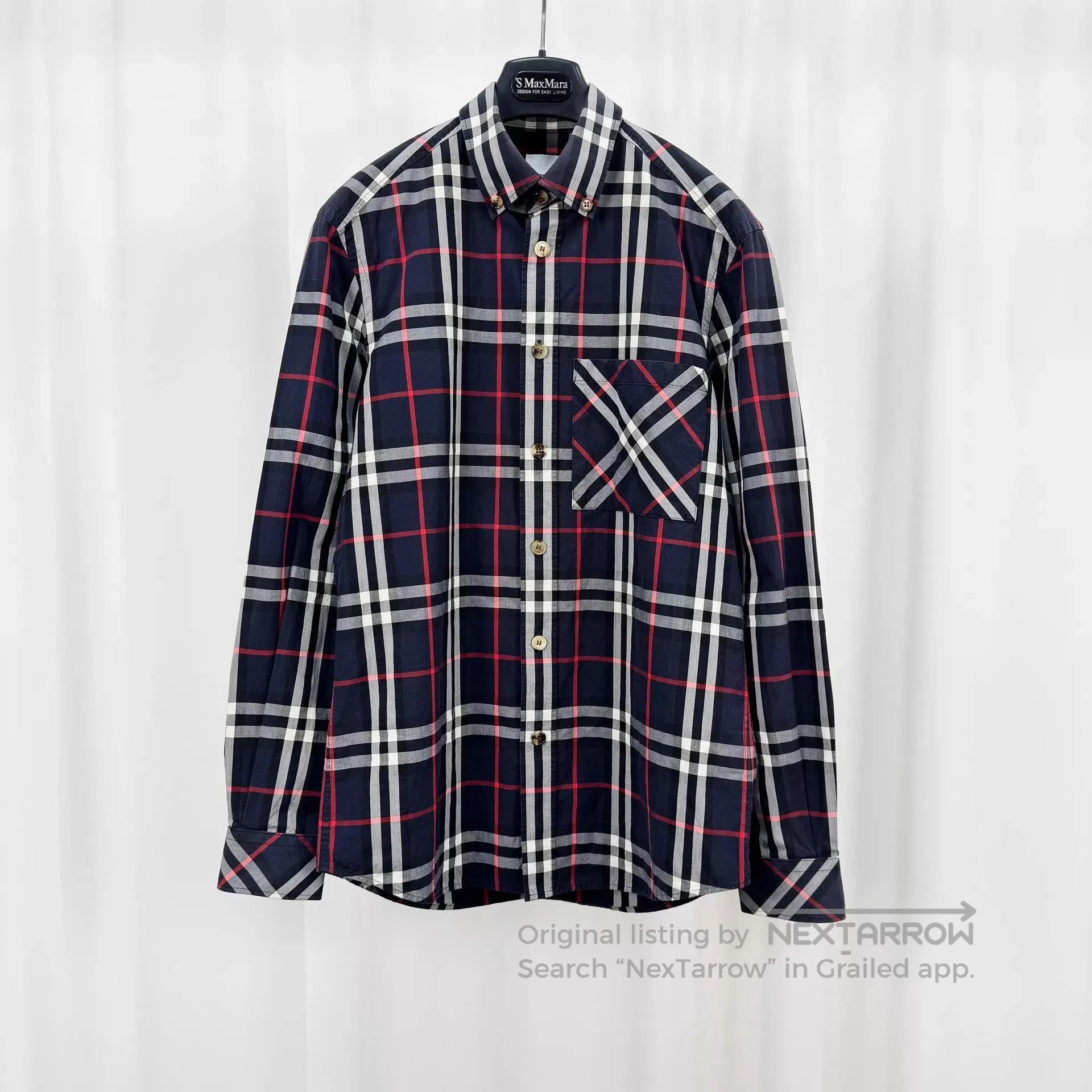 Burberry Plaid Long-Sleeve Button-Up Shirt. Size US S / EU 44-46 / 1 - 1 Thumbnail