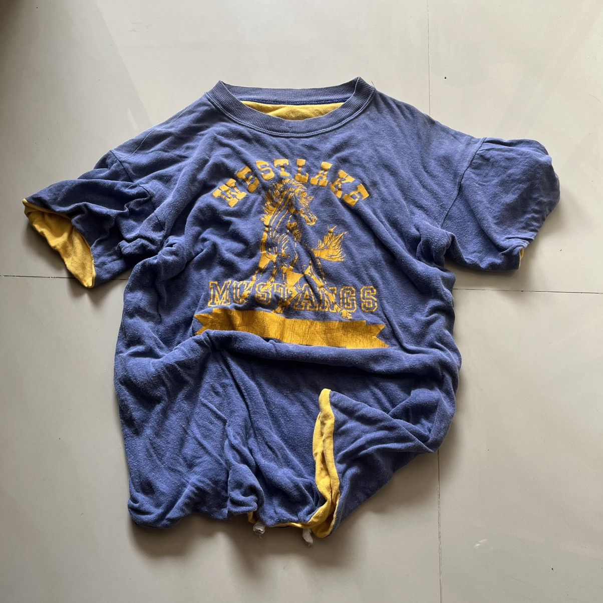 Velva Sheen Vintage velva sheen “westlake mustangs” reversible tee Size US M / EU 48-50 / 2 - 1 Thumbnail