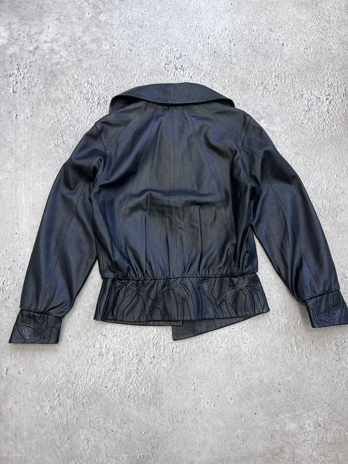 If Six Was Nine × Japanese Brand × Le Grande Bleu (L.G.B.) Japanese Brand Avant-Garde Leather Jacket Size US M / EU 48-50 / 2 - 7 Thumbnail