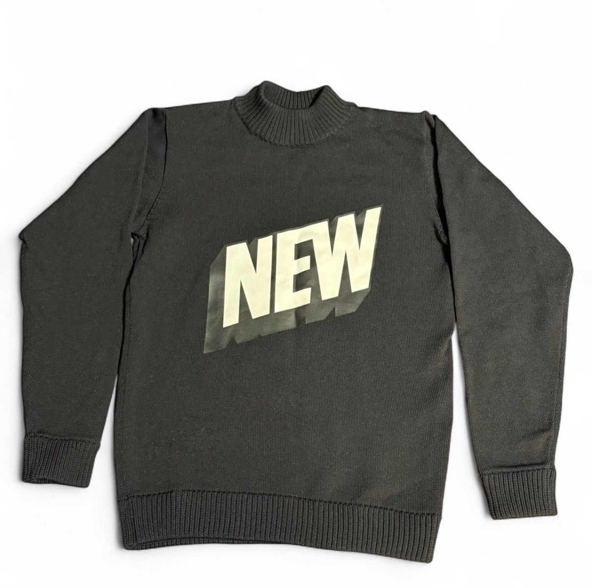 Soulland Soulland “New” printed black mockneck sweater Size US M / EU 48-50 / 2 - 1 Thumbnail