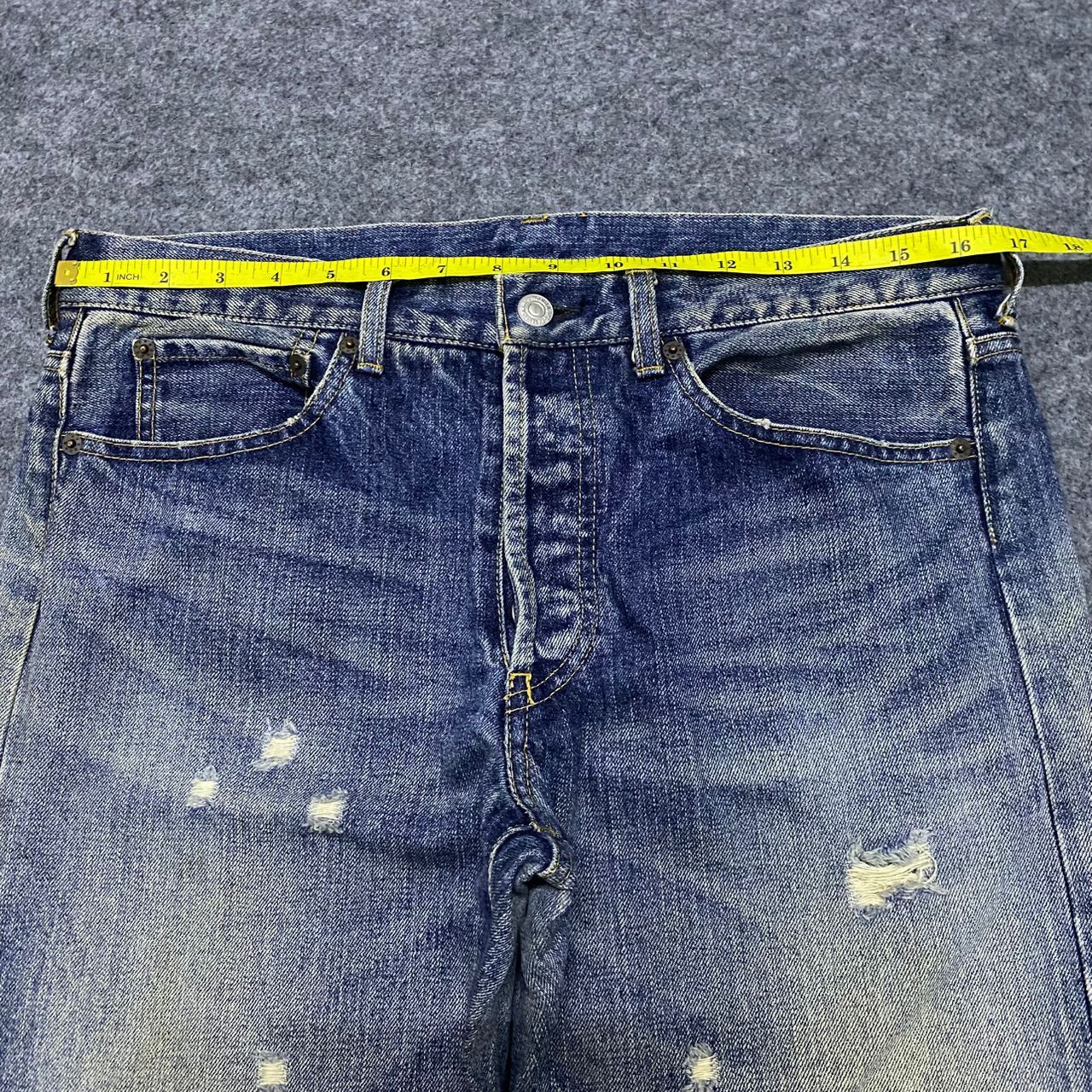 Takeo Kikuchi 💥Best Offer💥Vintage Takeo Kikuchi Distressed Denim Size US 34 / EU 50 - 3 Thumbnail