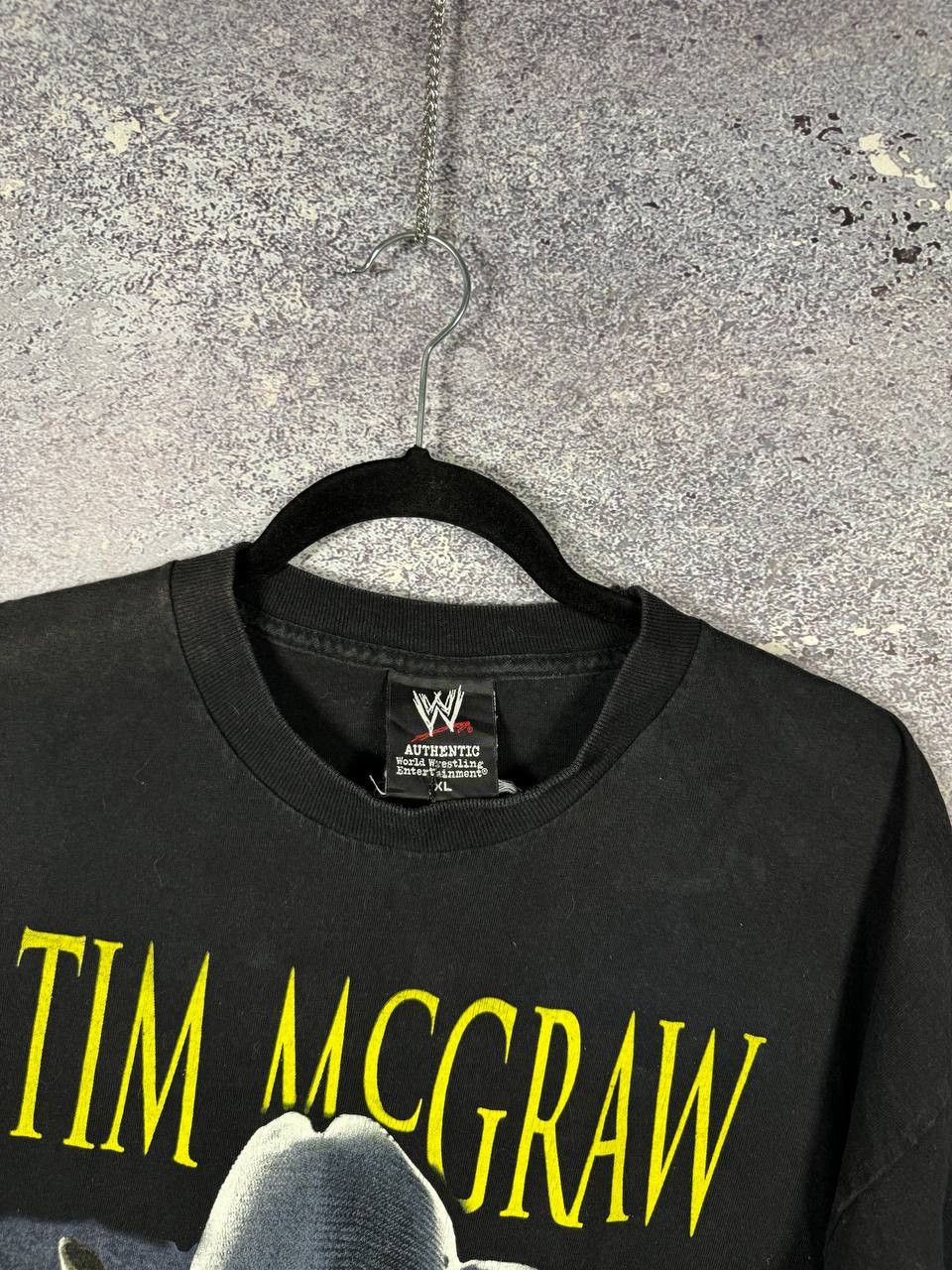 Vintage × WWE Tim McGraw Tour T Shirt Adult Black Faded Lady Antebellum Size US XL / EU 56 / 4 - 5 Thumbnail