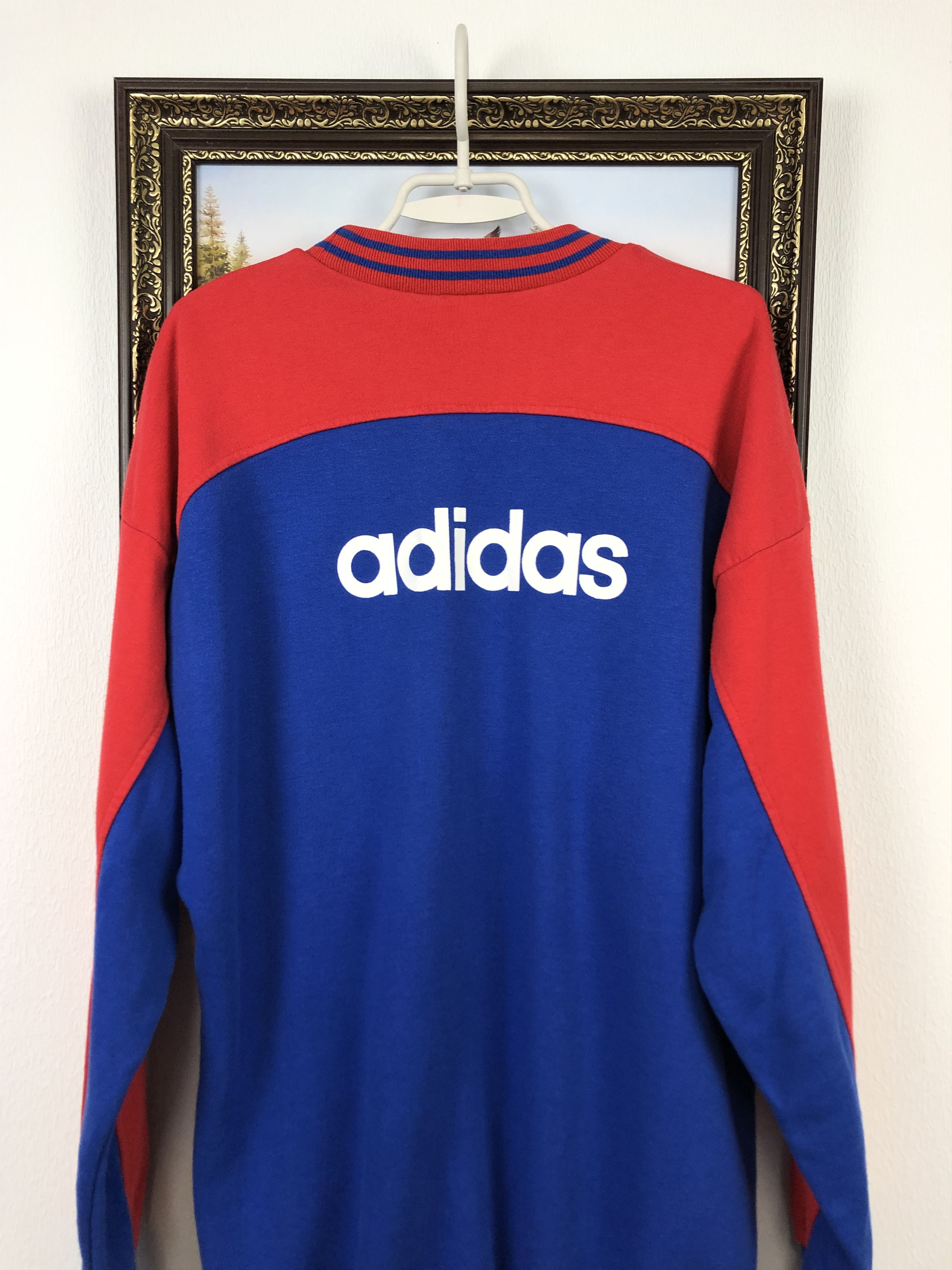 Adidas Vintage 90's Bayern Munich Football Sweatshirt Soccer Rare Size US L / EU 52-54 / 3 - 11 Thumbnail