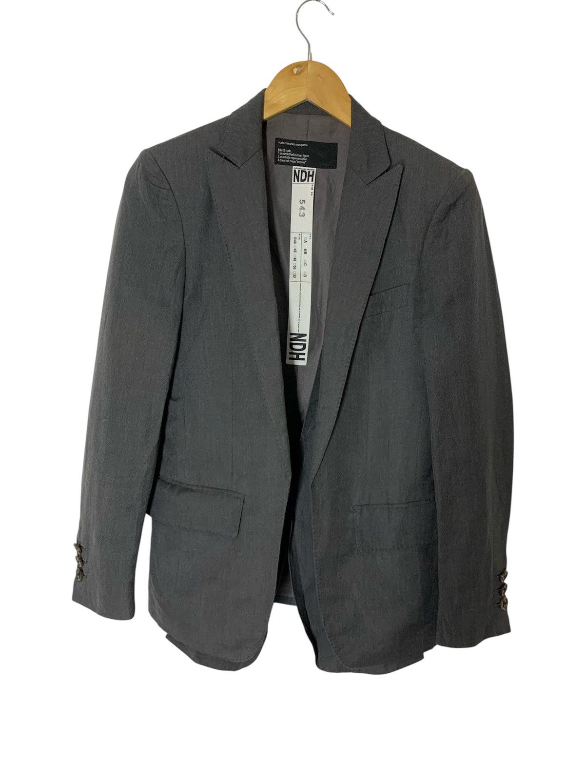Nude: Masahiko Maruyama Nude MasahikoMaruyama Avantgarde Blazer Ma+ Julius Size US S / EU 44-46 / 1 - 1 Thumbnail