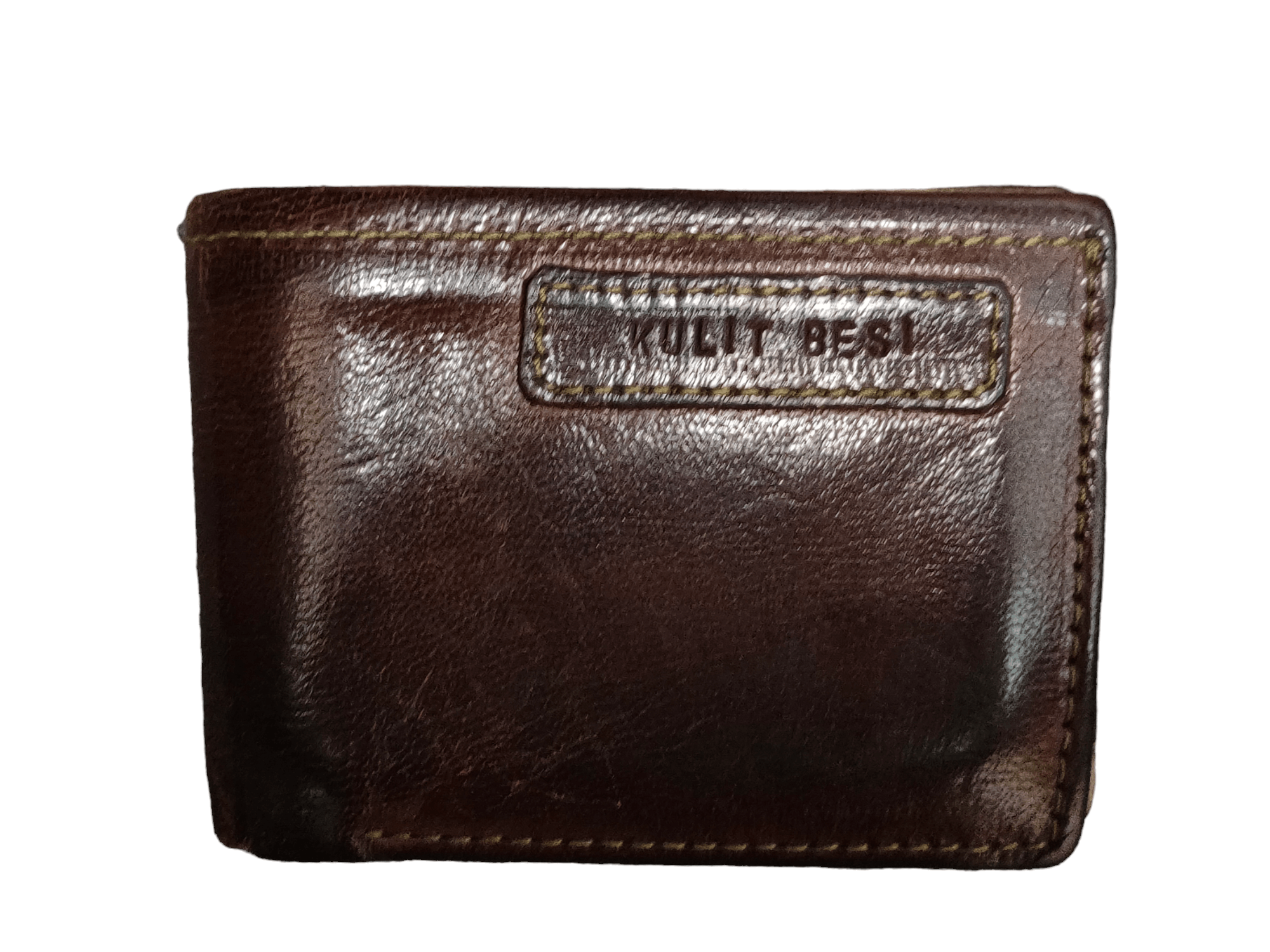 LEATHER WALLET 'KULIT BESI' VINTAGE LEATHER HANDMADE