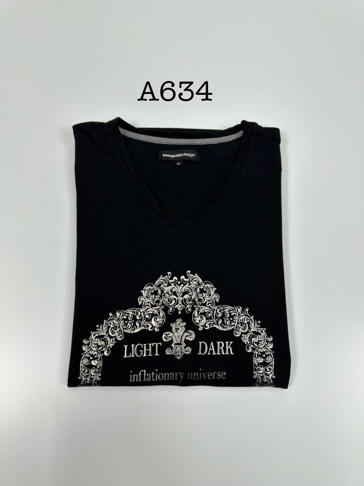 semanticdesign Semantic Design Cosmos Vneck TShirt A634 Size US M / EU 48-50 / 2 - 10 Thumbnail