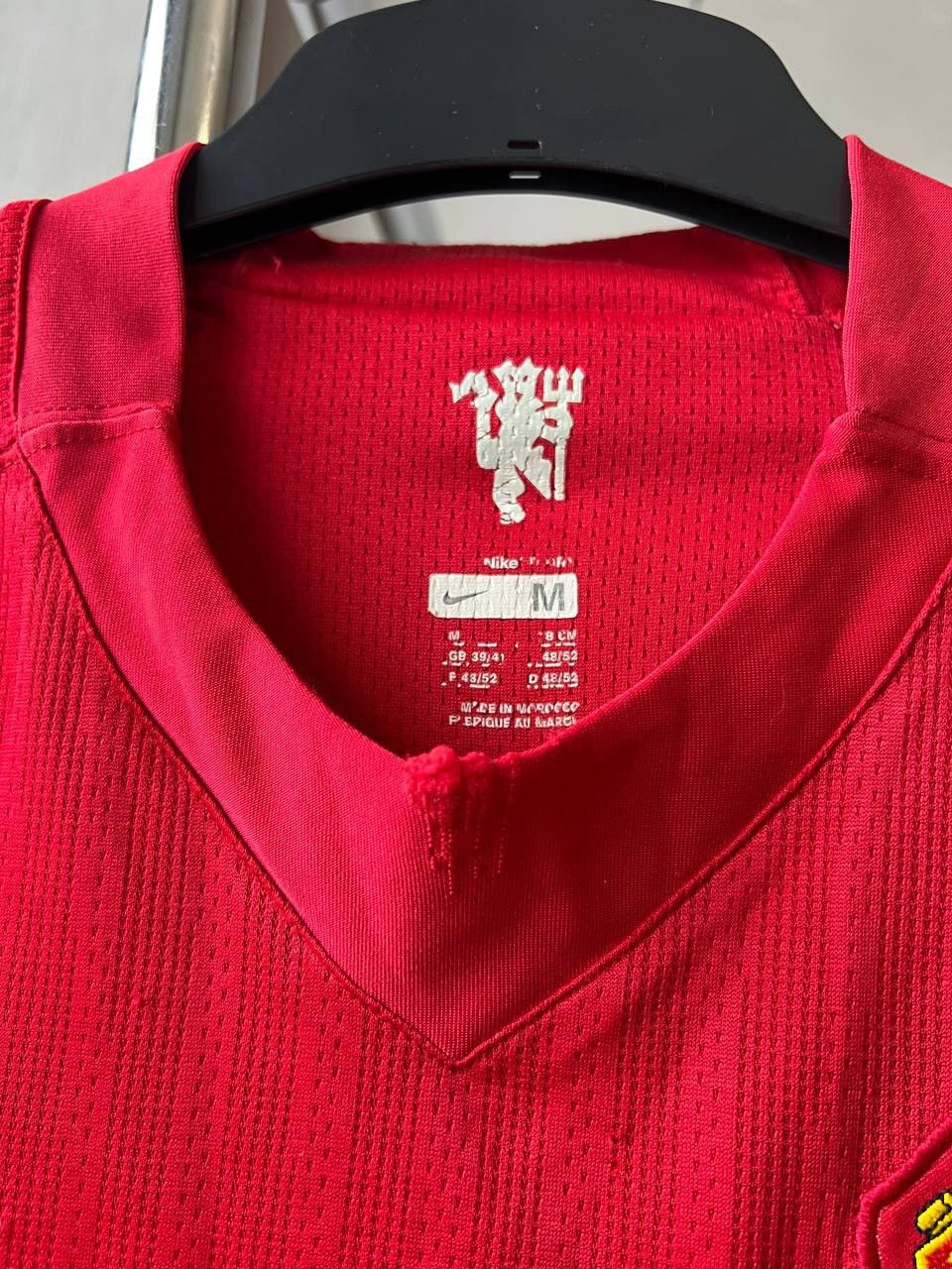 Nike 2007/09 MANCHESTER UNITED #7 RONALDO HOME SOCCER JERSEY NIKE Size US M / EU 48-50 / 2 - 3 Thumbnail
