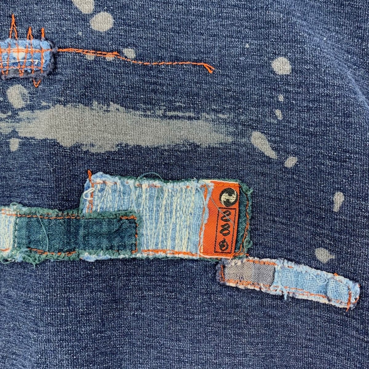 Vintage Vintage AUSTERE INDIGO Patchwork Japanese Band Shirt Size US M / EU 48-50 / 2 - 4 Thumbnail