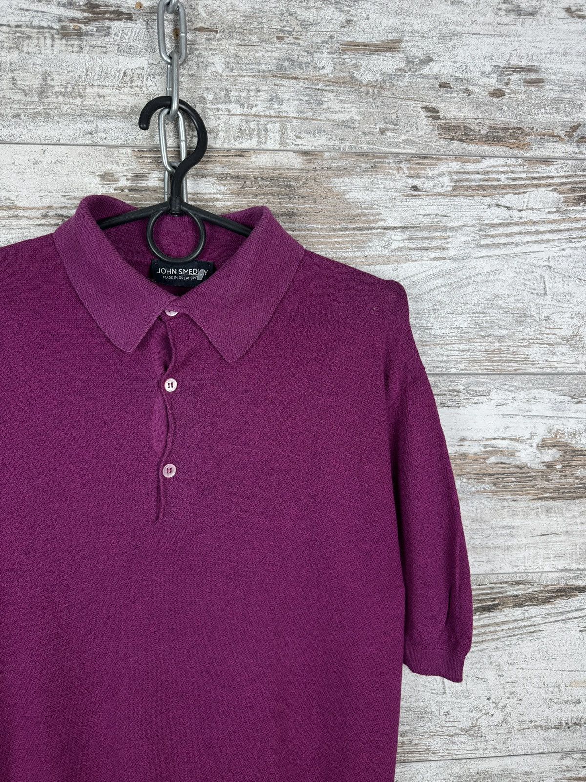 John Smedley Mens JOHN SMEDLEY SEA ISLAND COTTON polos T-shirt luxury Size US M / EU 48-50 / 2 - 3 Thumbnail