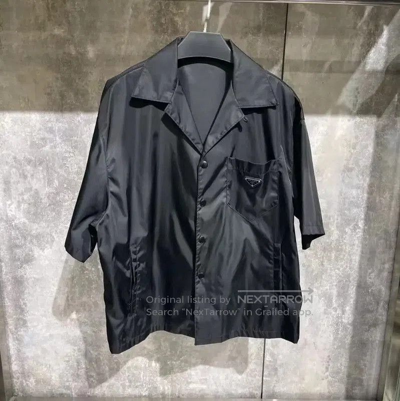 Prada Prada Black Acetate Men's Outerwear Jacket. Size US L / EU 52-54 / 3 - 1 Thumbnail