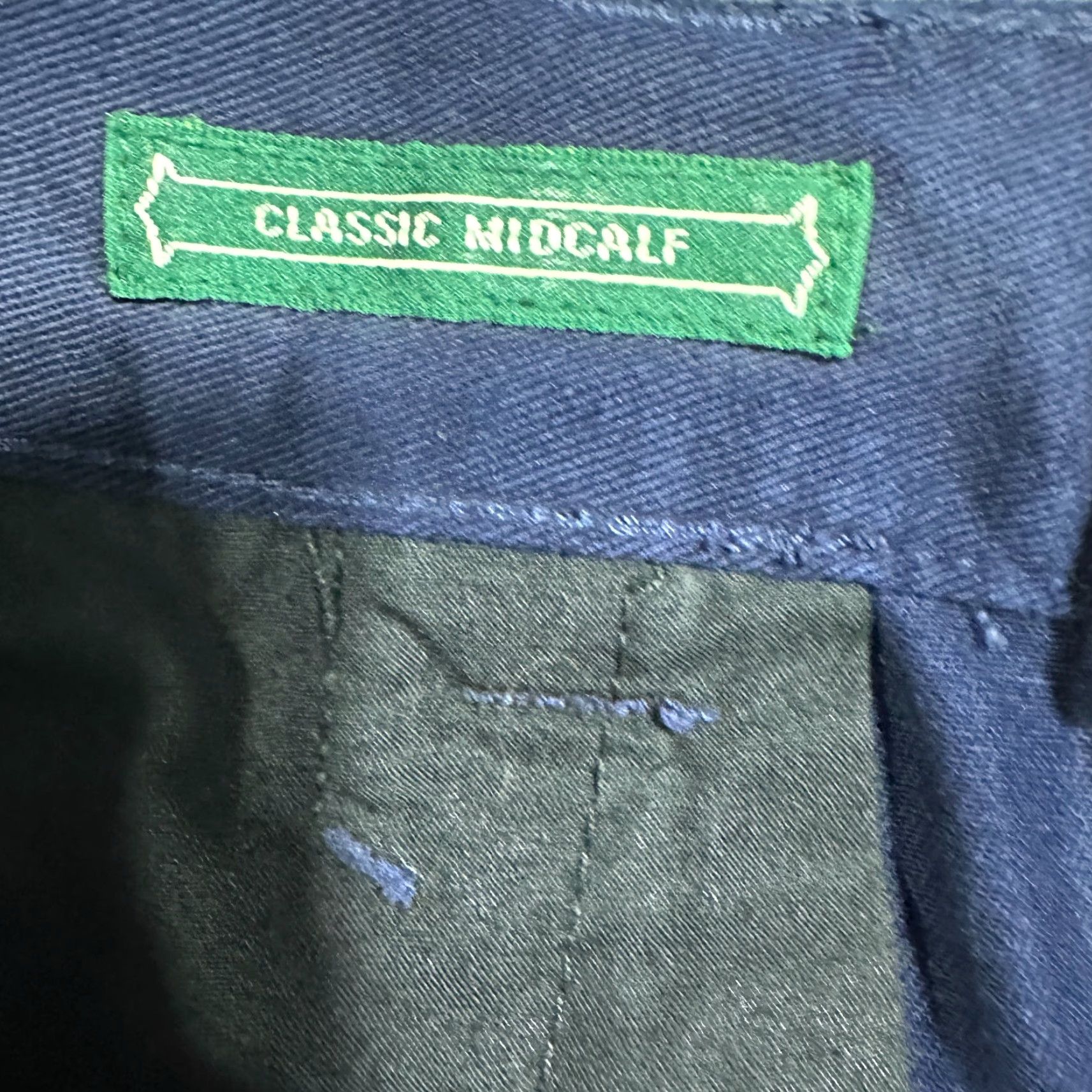 Ralph Lauren Lauren Ralph Lauren Pants Womens 2 Blue Cotton Classic Midcalf Straight Cropped 2Pockets Vintage No? Size 26" / US 2 / IT 38 - 5 Thumbnail