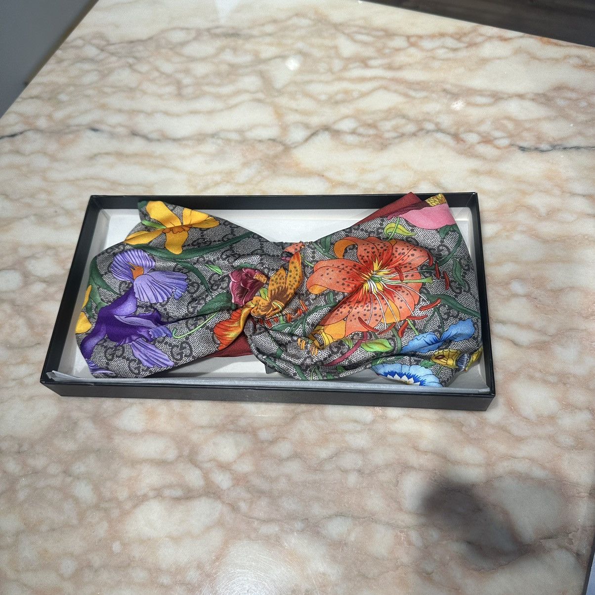 Gucci Gucci Flora Turban Silk Headband Size ONE SIZE - 1 Thumbnail