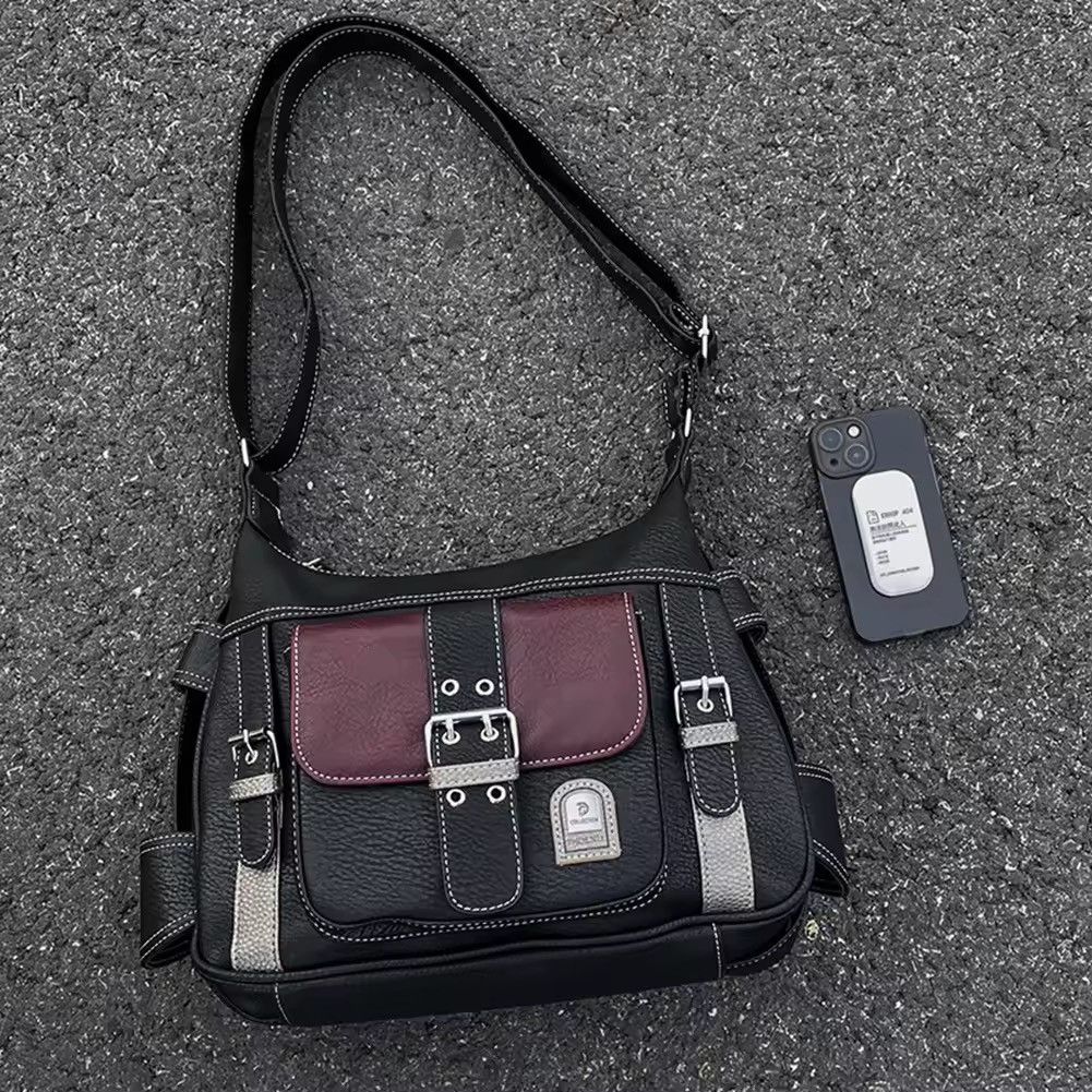 Vintage Y2k Retro Vintage PU Leather Shoulder Crossbody Bag Size ONE SIZE - 3 Thumbnail