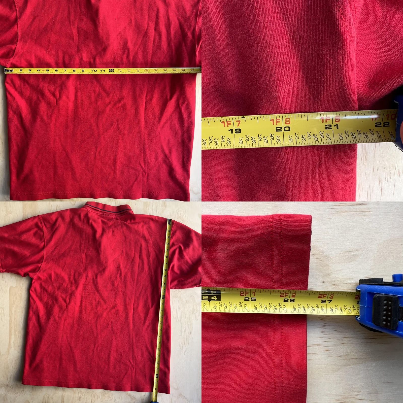 Reebok Reebok Classic Polo Shirt Mens XL Red Short Sleeve Casual Size US XL / EU 56 / 4 - 8 Thumbnail