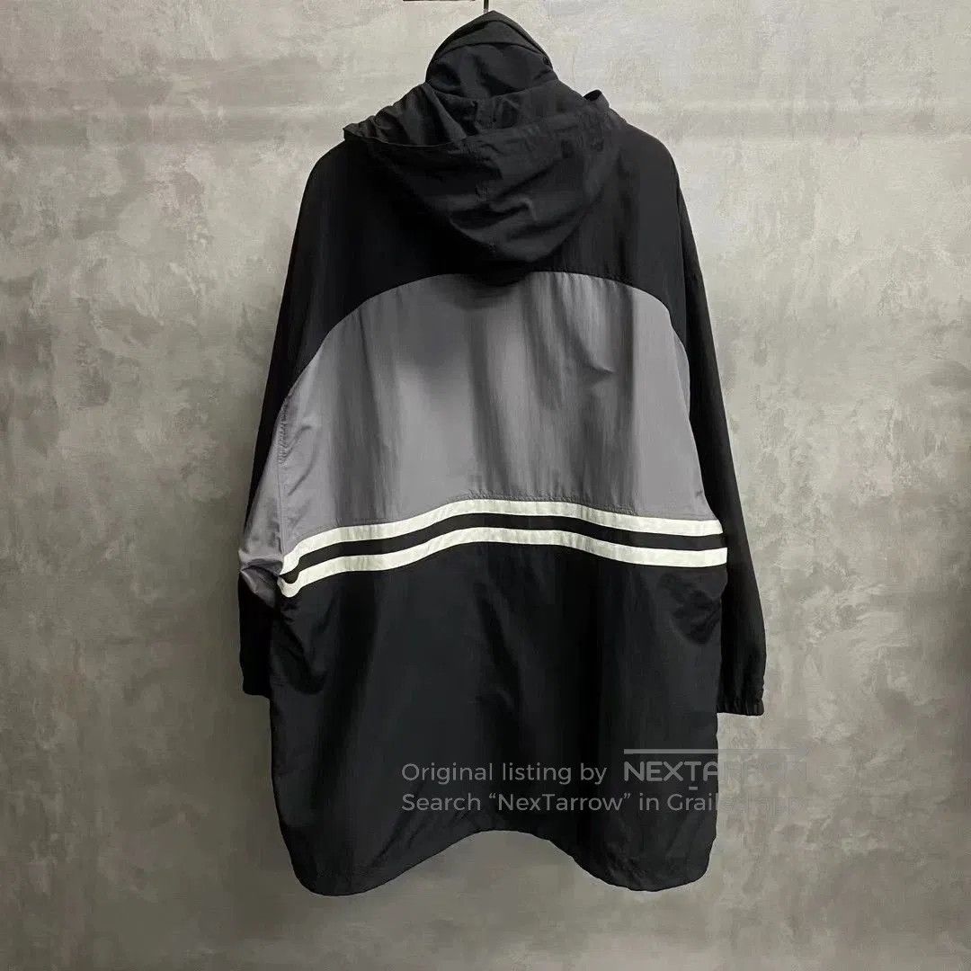 Balenciaga Balenciaga Black Gray Colorblock Varsity Jacket. Size US M / EU 48-50 / 2 - 2 Thumbnail