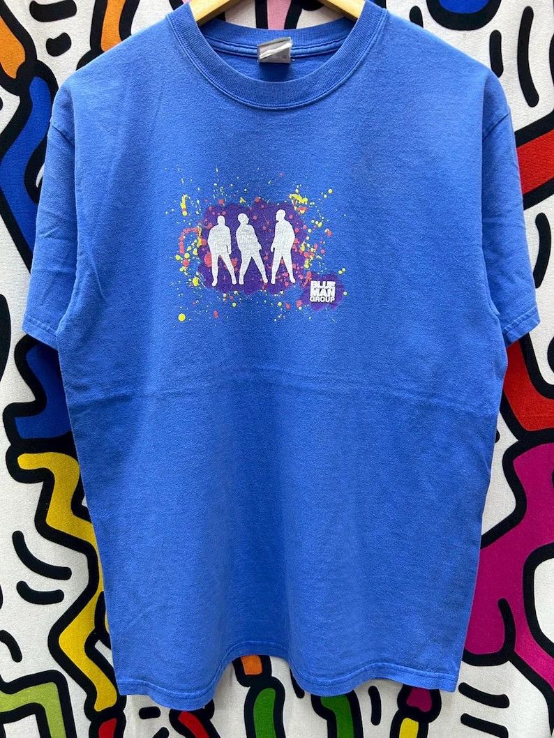 Band Tees Vintage 2000s Blue Man Group Band tshirt size M Size US M / EU 48-50 / 2 - 2 Thumbnail