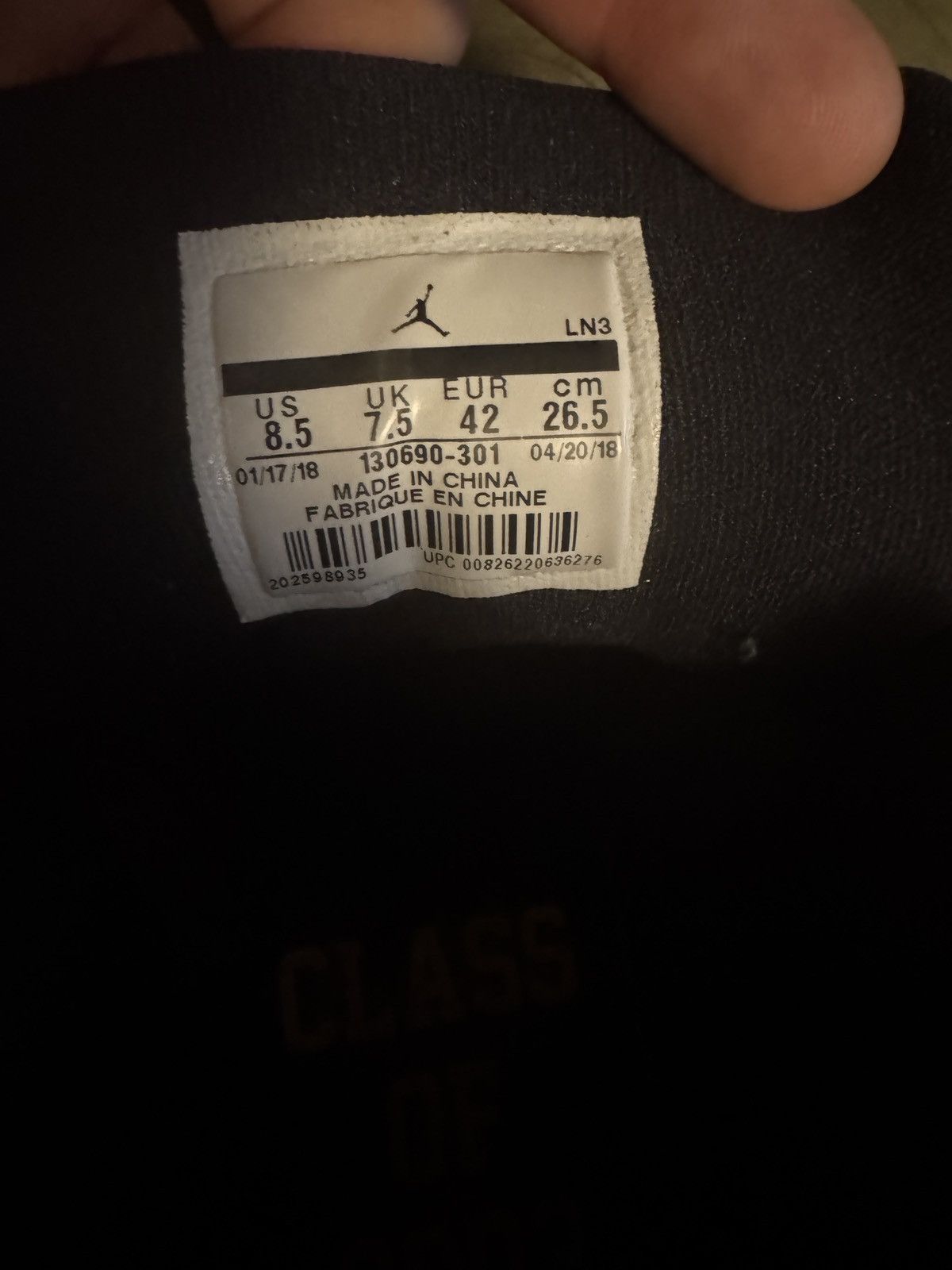 Jordan Brand Jordan 12 Class of 2003 Size US 8.5 / EU 41-42 - 8 Thumbnail