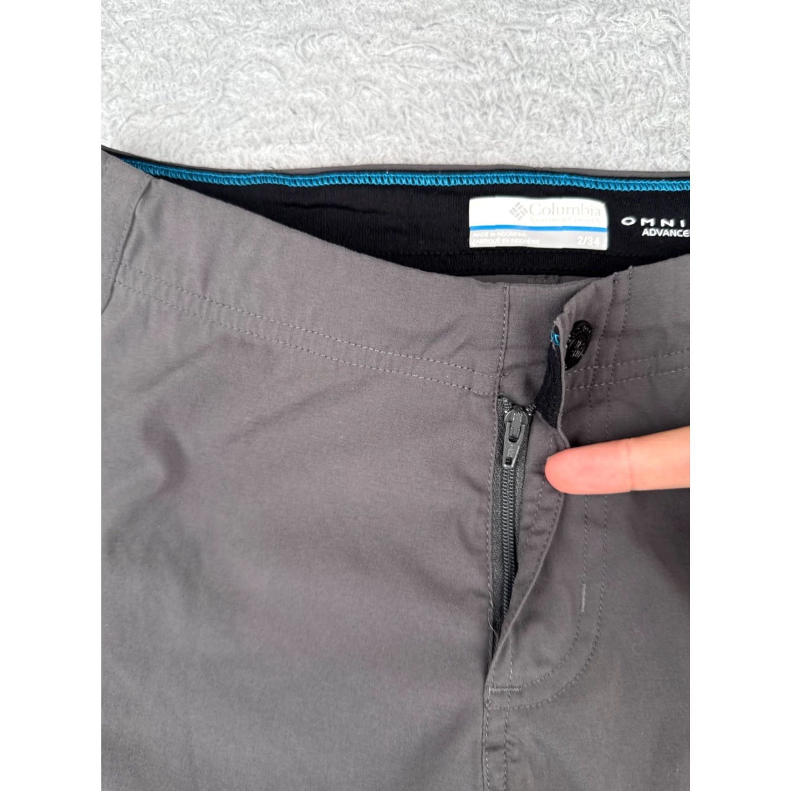 Vintage Columbia Shorts Women Gray Cargo Omni-Shield Just Right 26x5 Size 26" / US 2 / IT 38 - 6 Thumbnail