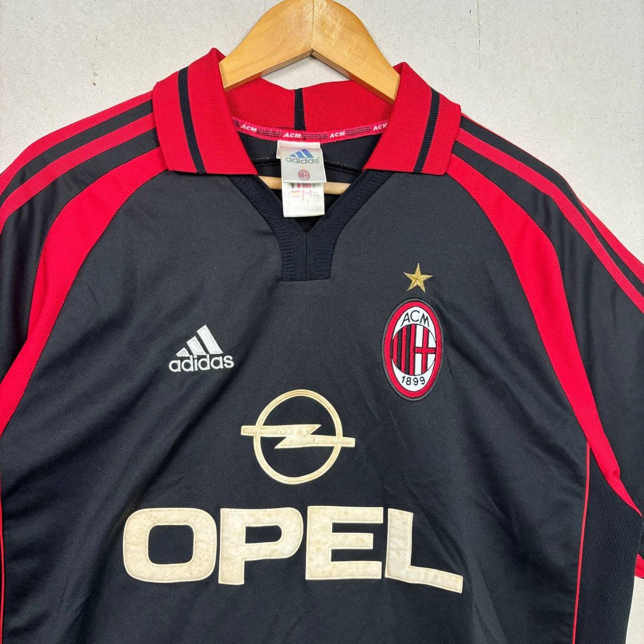 Adidas ADIDAS AC MILAN 00-01 REDONDO 16 OPEL JERSEY KIT Size US XL / EU 56 / 4 - 3 Thumbnail