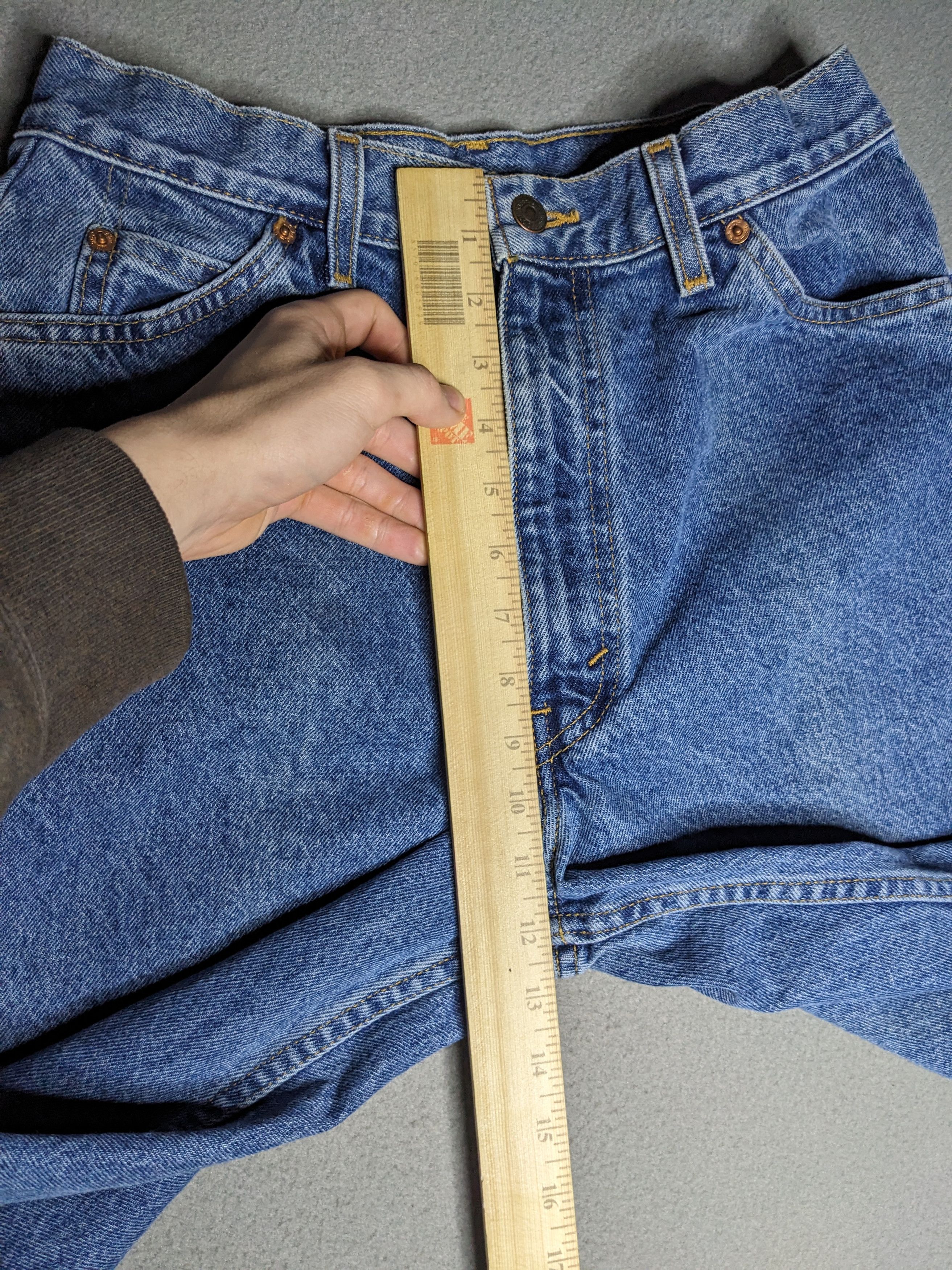 Levi's VINTAGE 90s Levis 550 Orange Tab Jeans High Rise Denim Size 29" - 12 Thumbnail