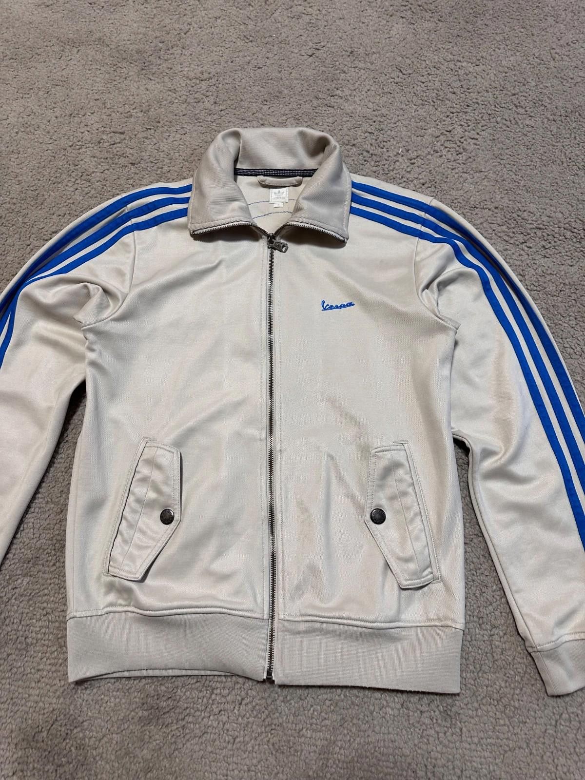 Adidas Adidas Vespa Mens Tracksuit Jacket Track Top Retro Rare S Size US S / EU 44-46 / 1 - 4 Thumbnail