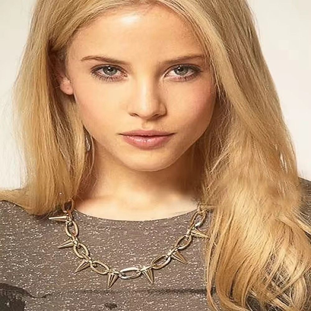 Jewelry Gold Spike Chain Necklace, Men's
