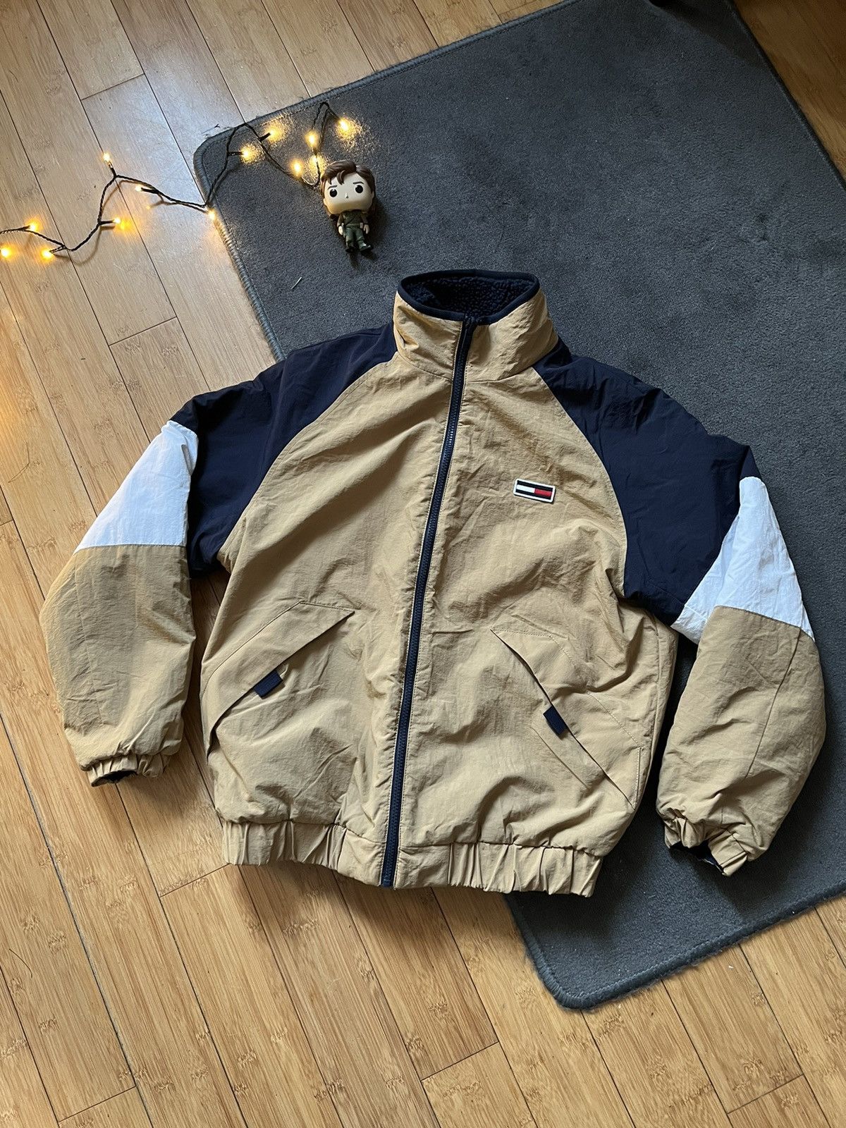 Japanese Brand × Tommy Hilfiger Tommy Hilfiger Reversible Jacket / Sherpa Rare Luxury Size US S / EU 44-46 / 1 - 2 Thumbnail